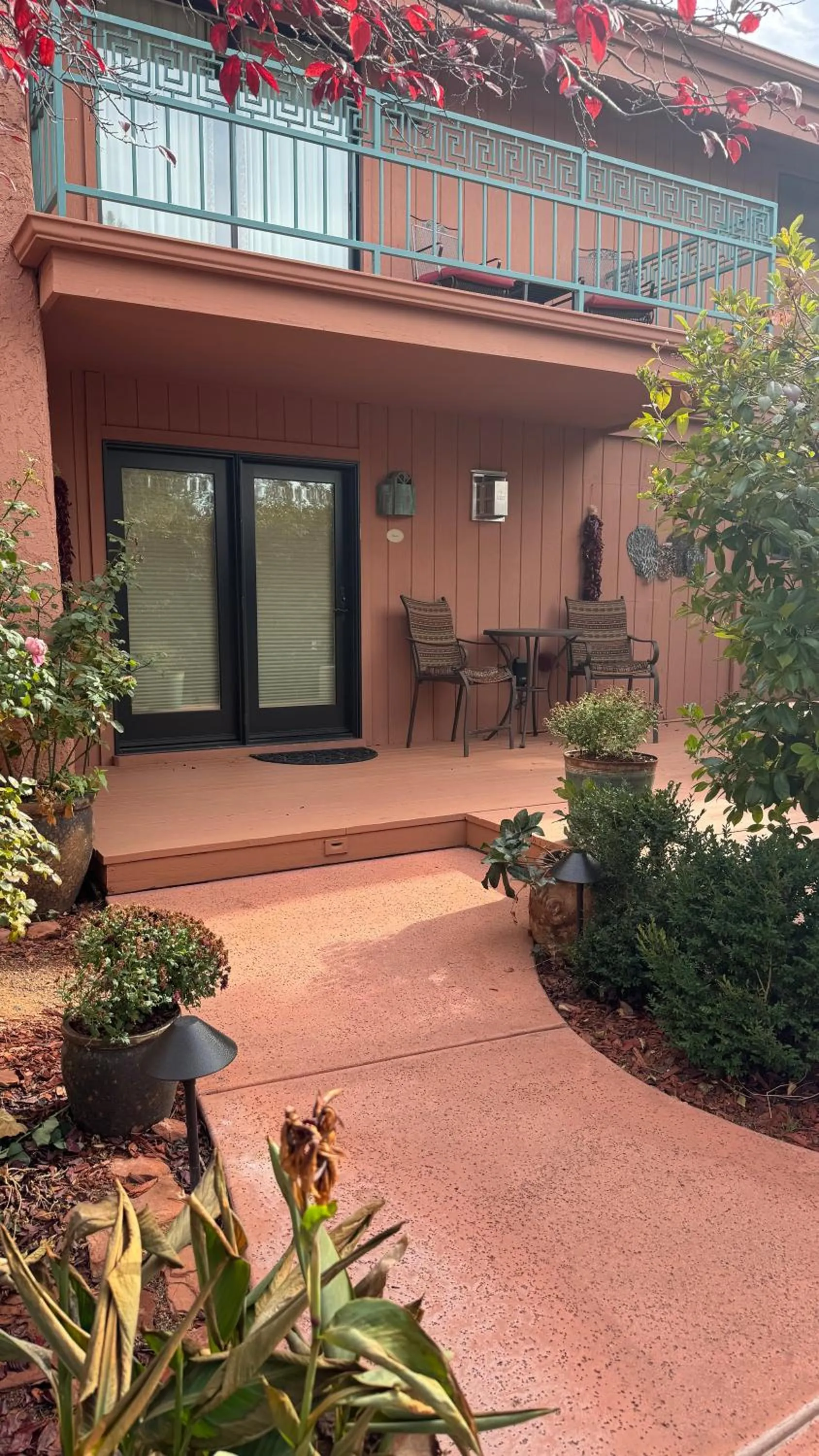 Patio in Casa Sedona Inn