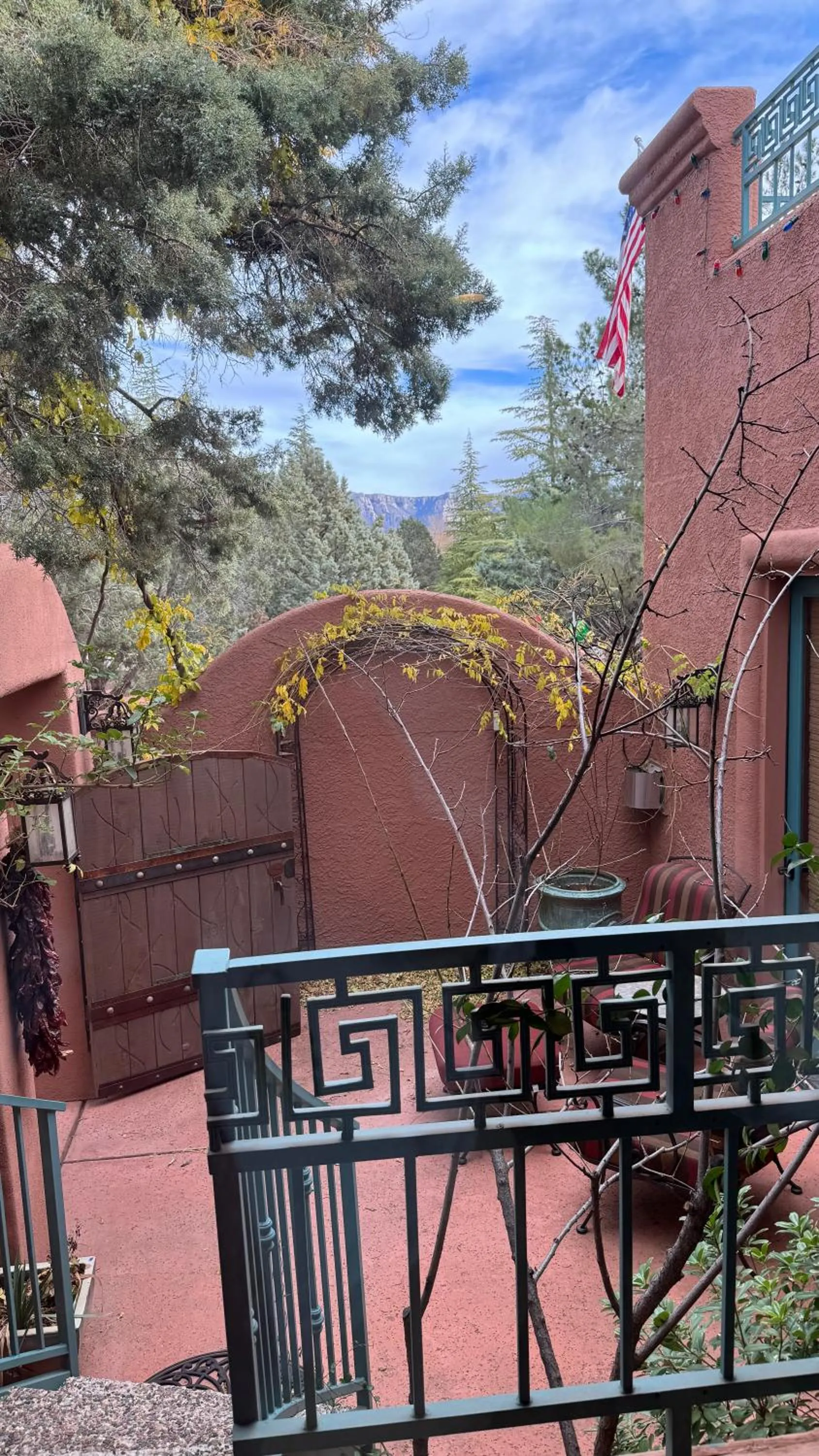 Patio in Casa Sedona Inn