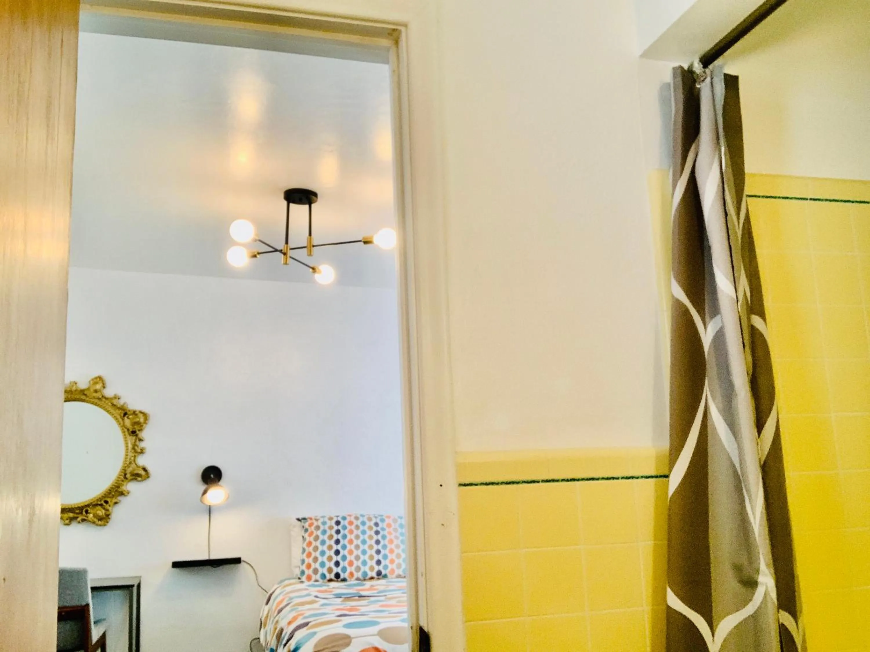 Bed in Dragonfly Motor Lodge