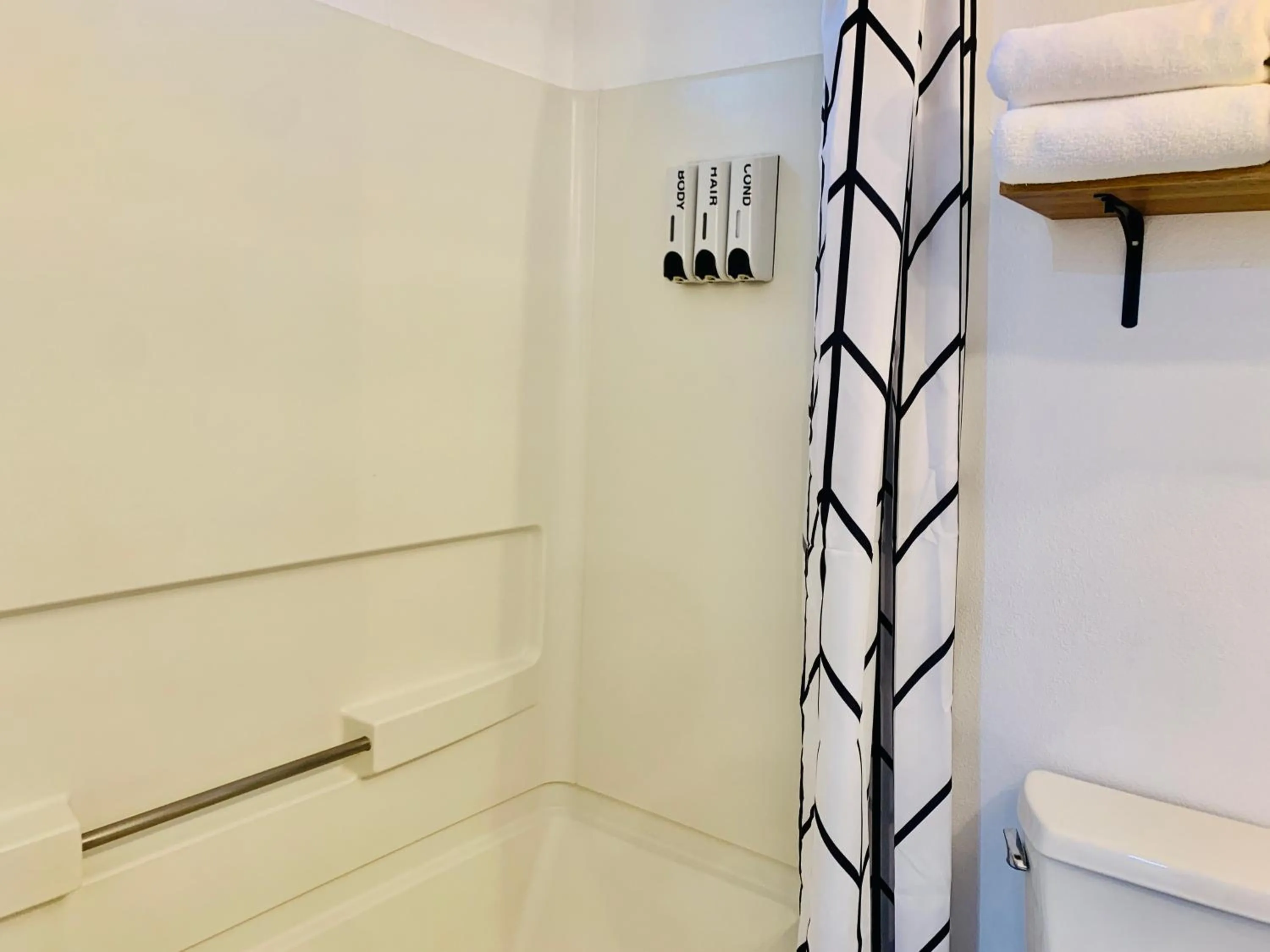 Shower in Dragonfly Motor Lodge