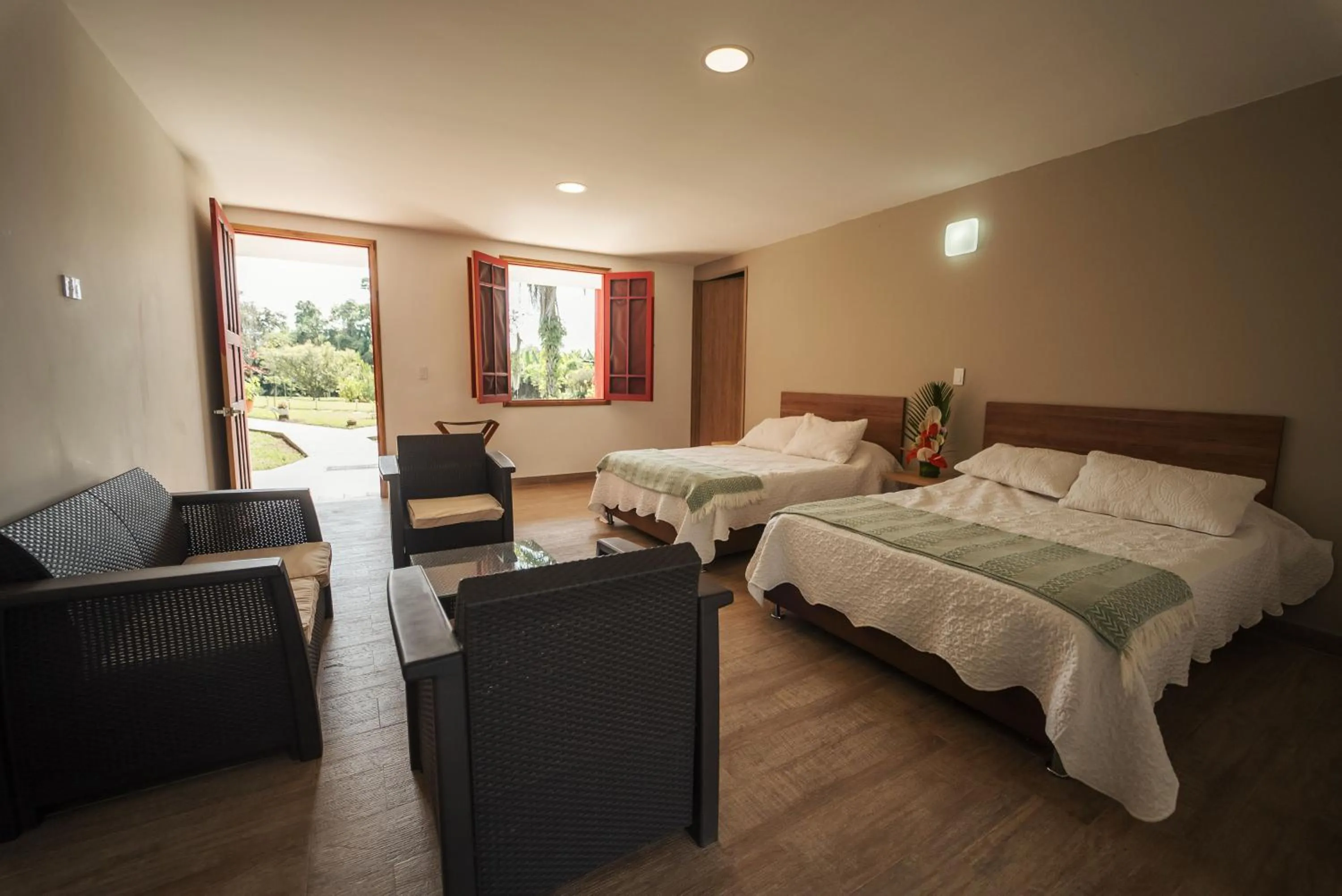 Bedroom, Bed in Finca Hotel