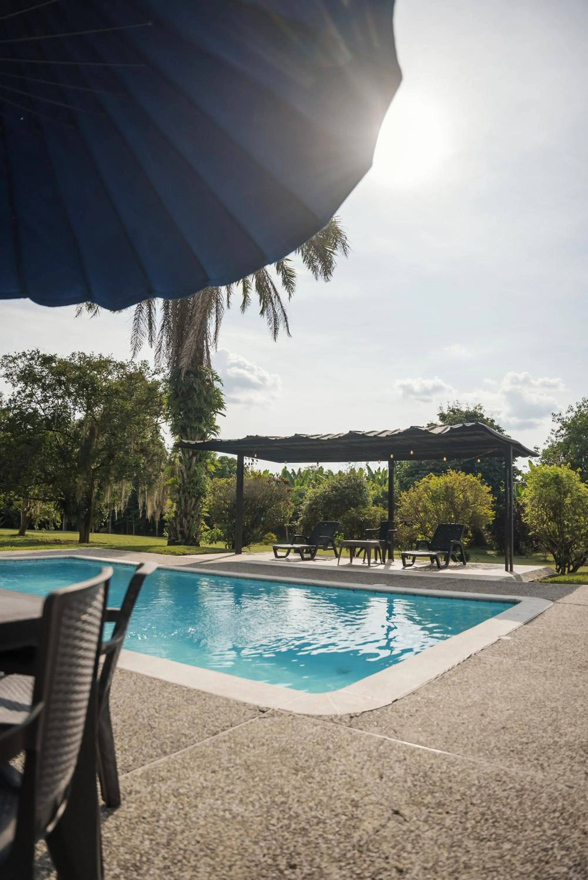 Pool view in Finca Hotel