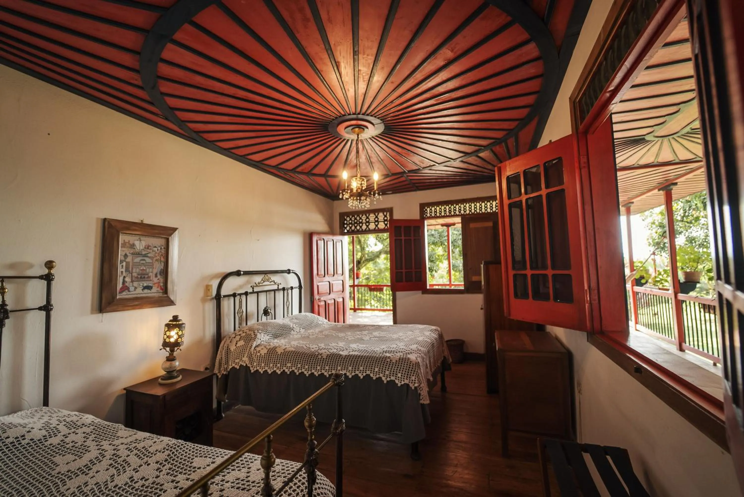 Photo of the whole room, Bed in Finca Hotel