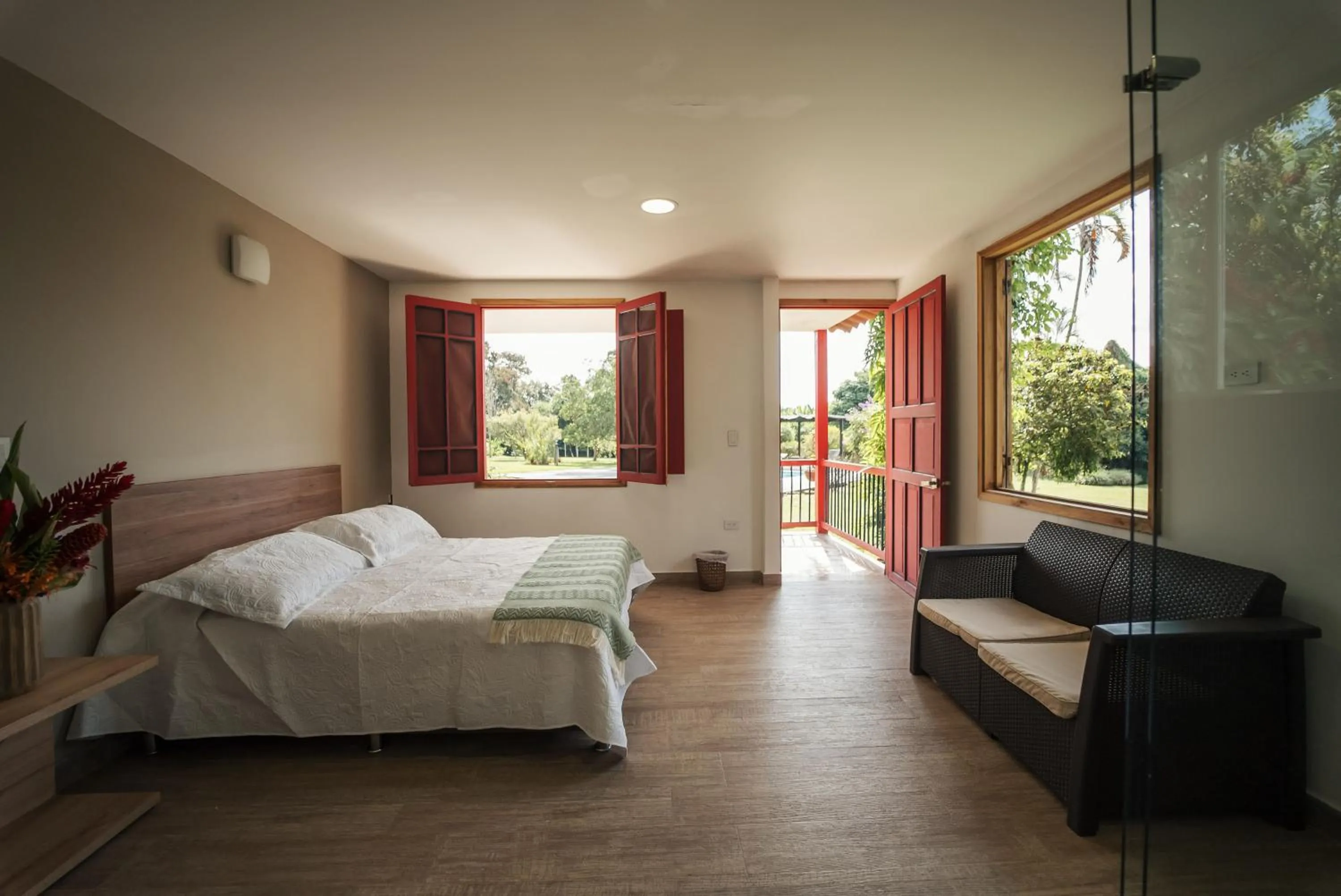 Bedroom, Bed in Finca Hotel