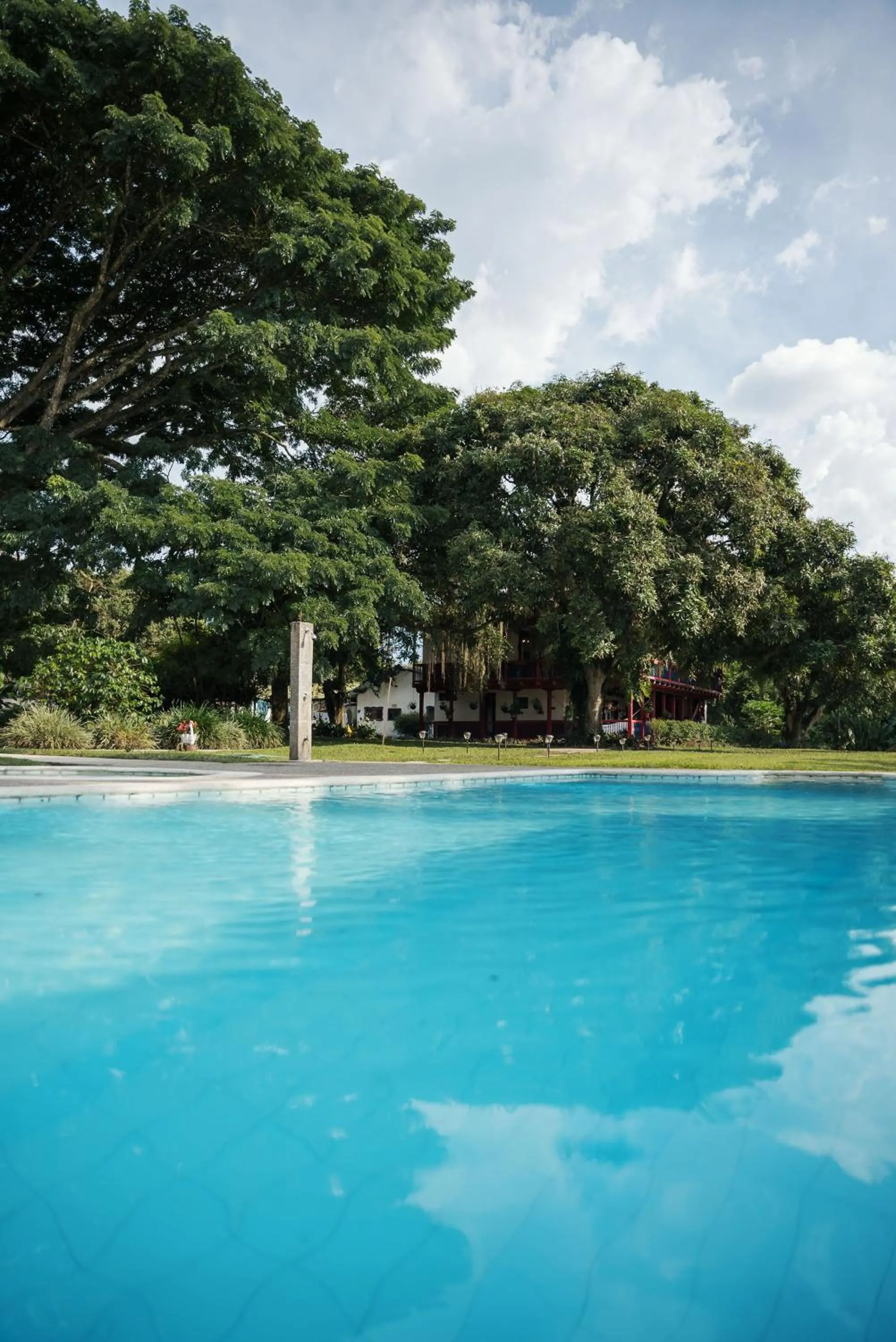 Pool view in Finca Hotel