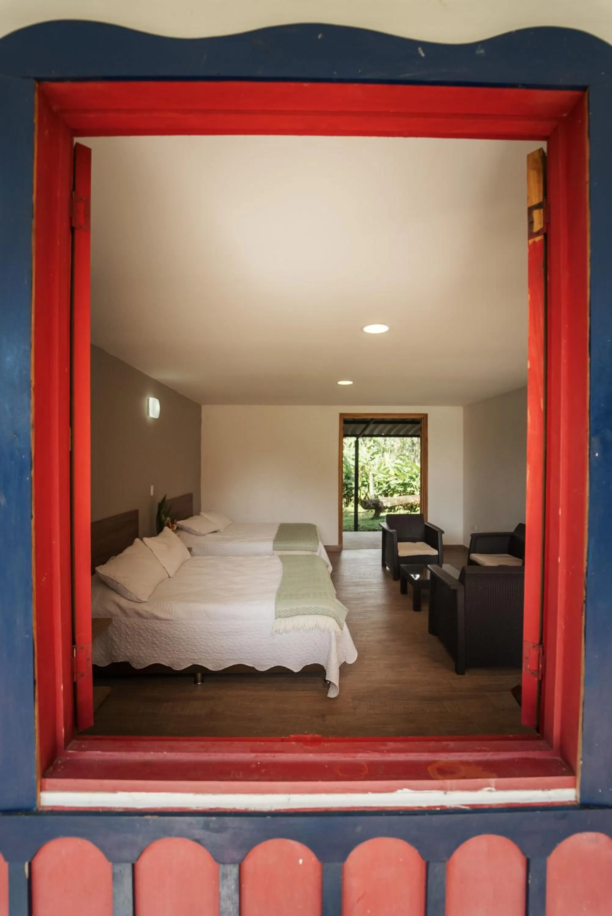 Bedroom, Bed in Finca Hotel