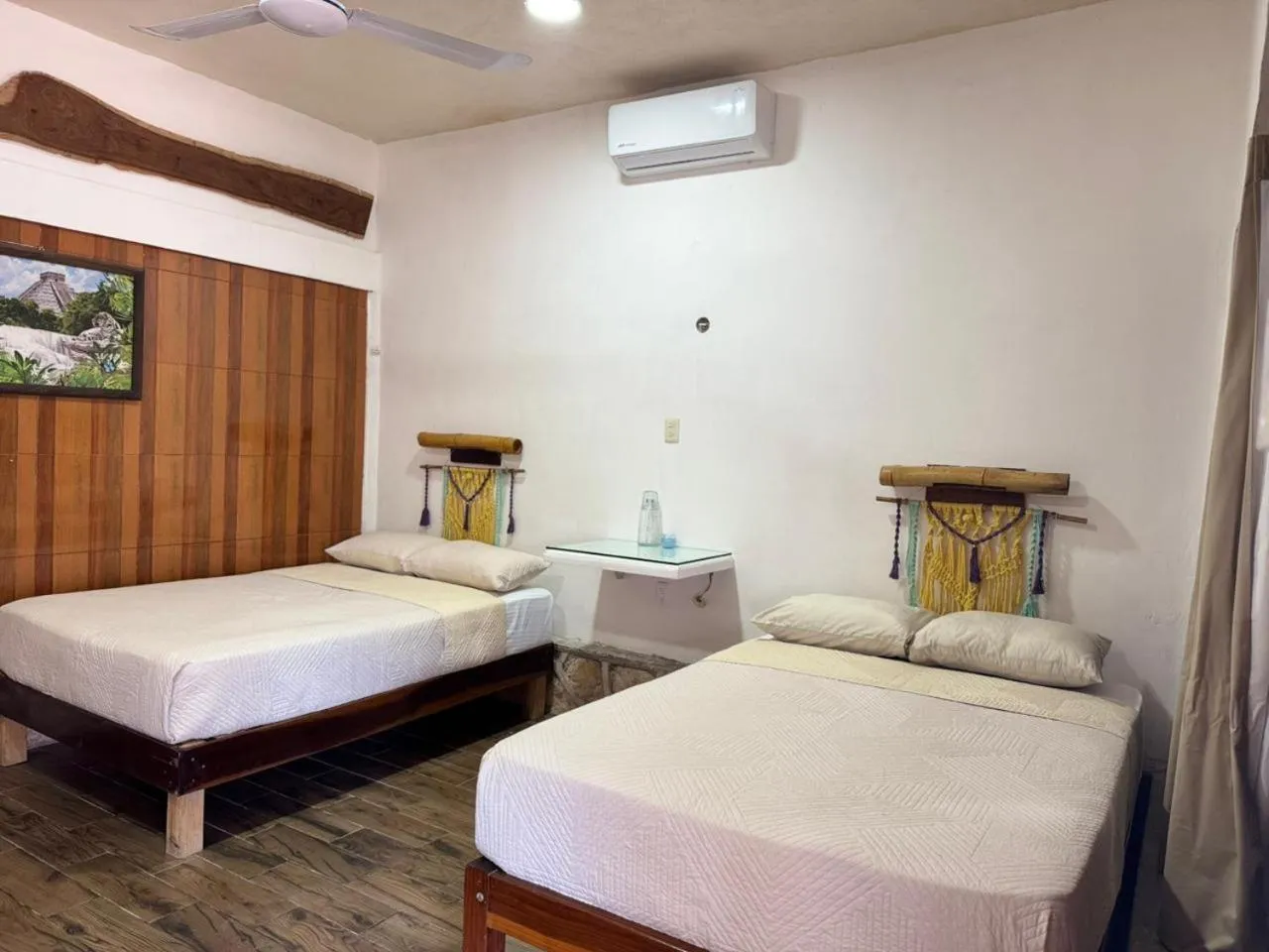 Bed in Zayali Bacalar - Guest House