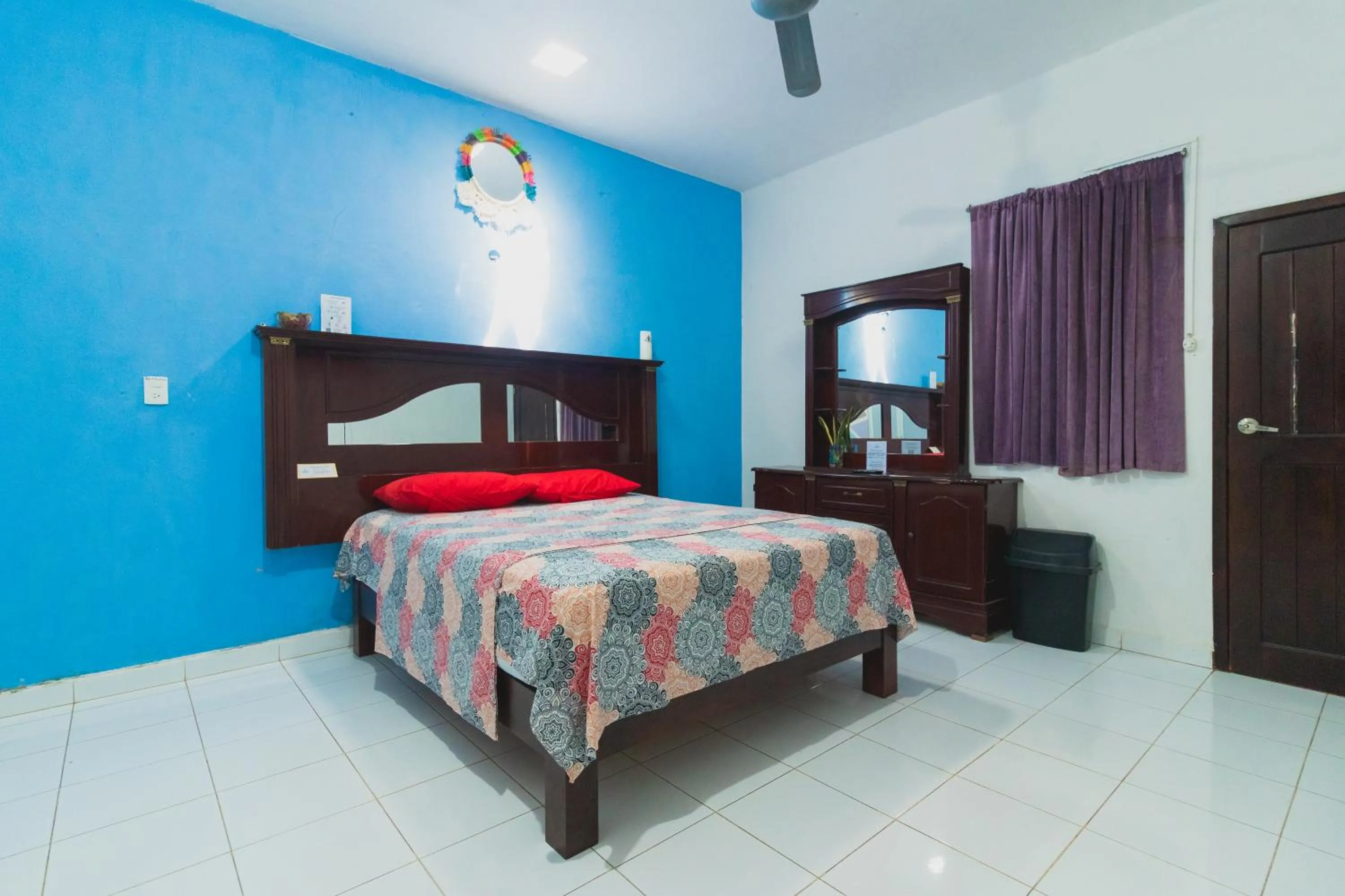 Bed in Zayali Bacalar - Guest House