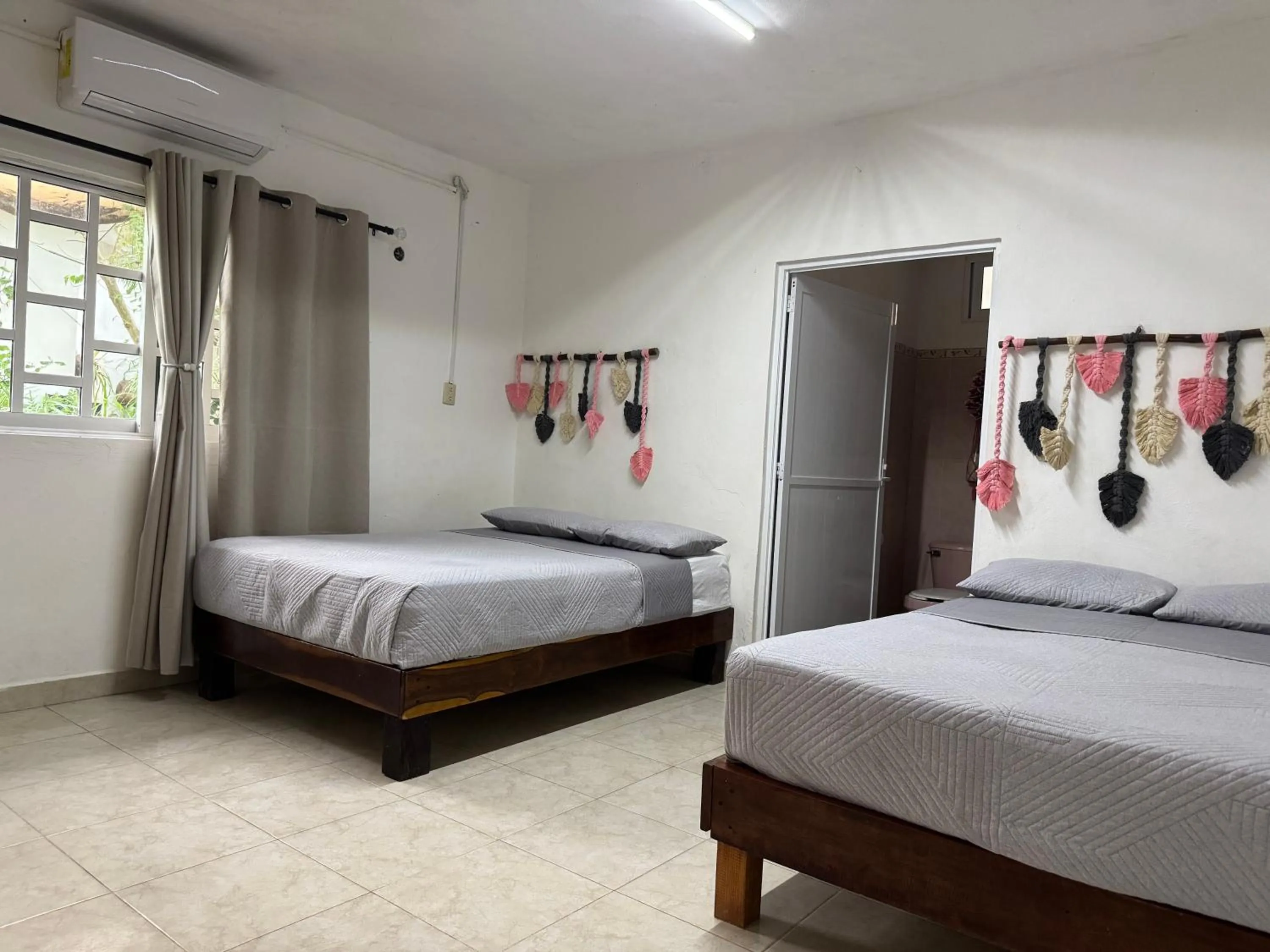 Bed in Zayali Bacalar - Guest House