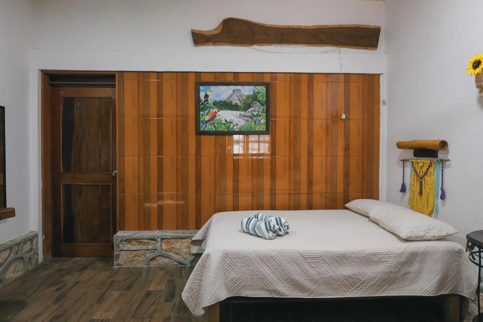 Bed in Zayali Bacalar - Guest House