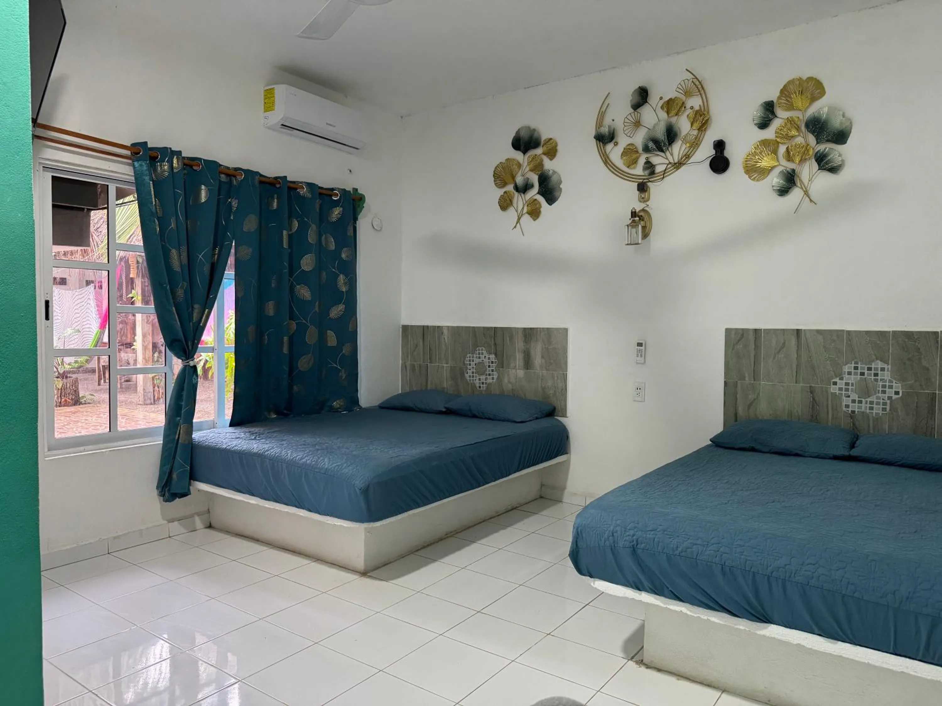 Bed in Zayali Bacalar - Guest House