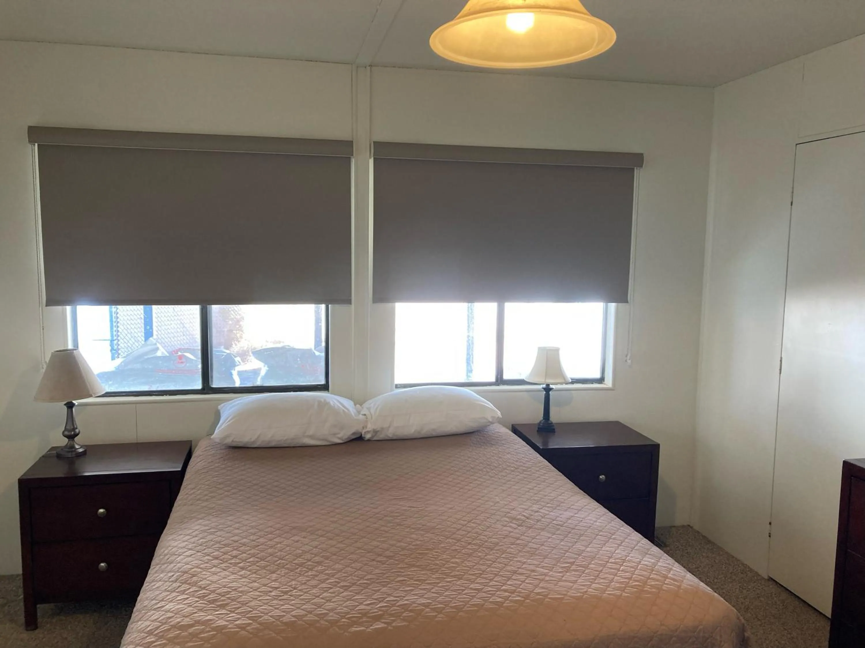 Bed in Bristlecone Motel