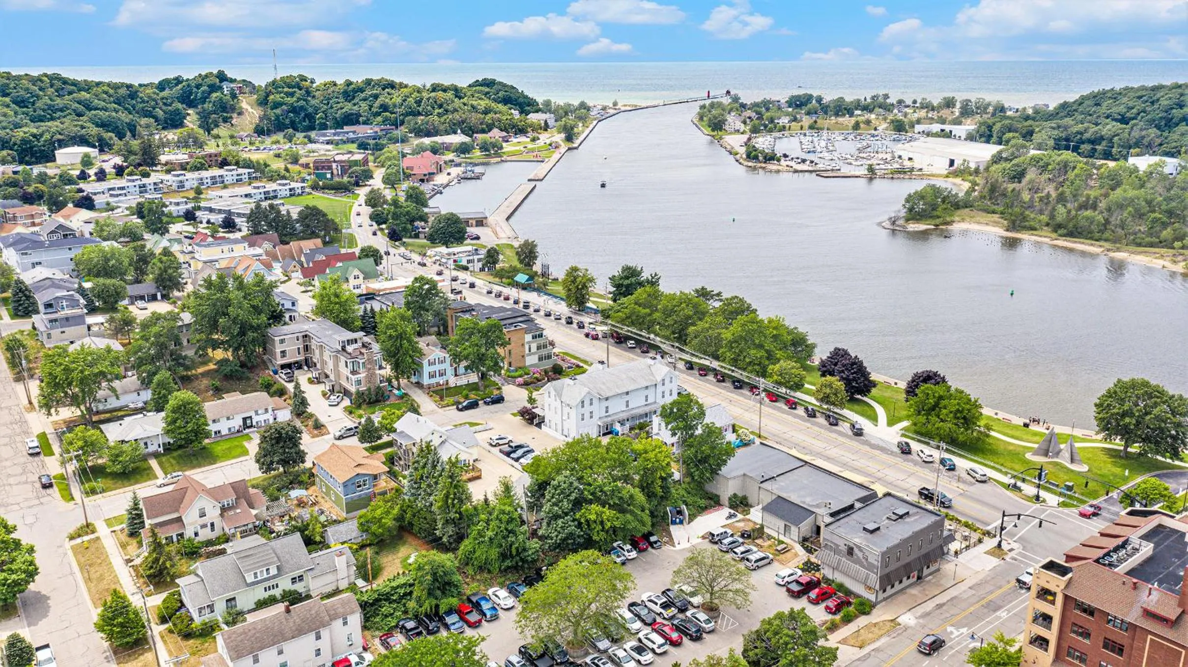 Bird's eye view in Harbor House Inn