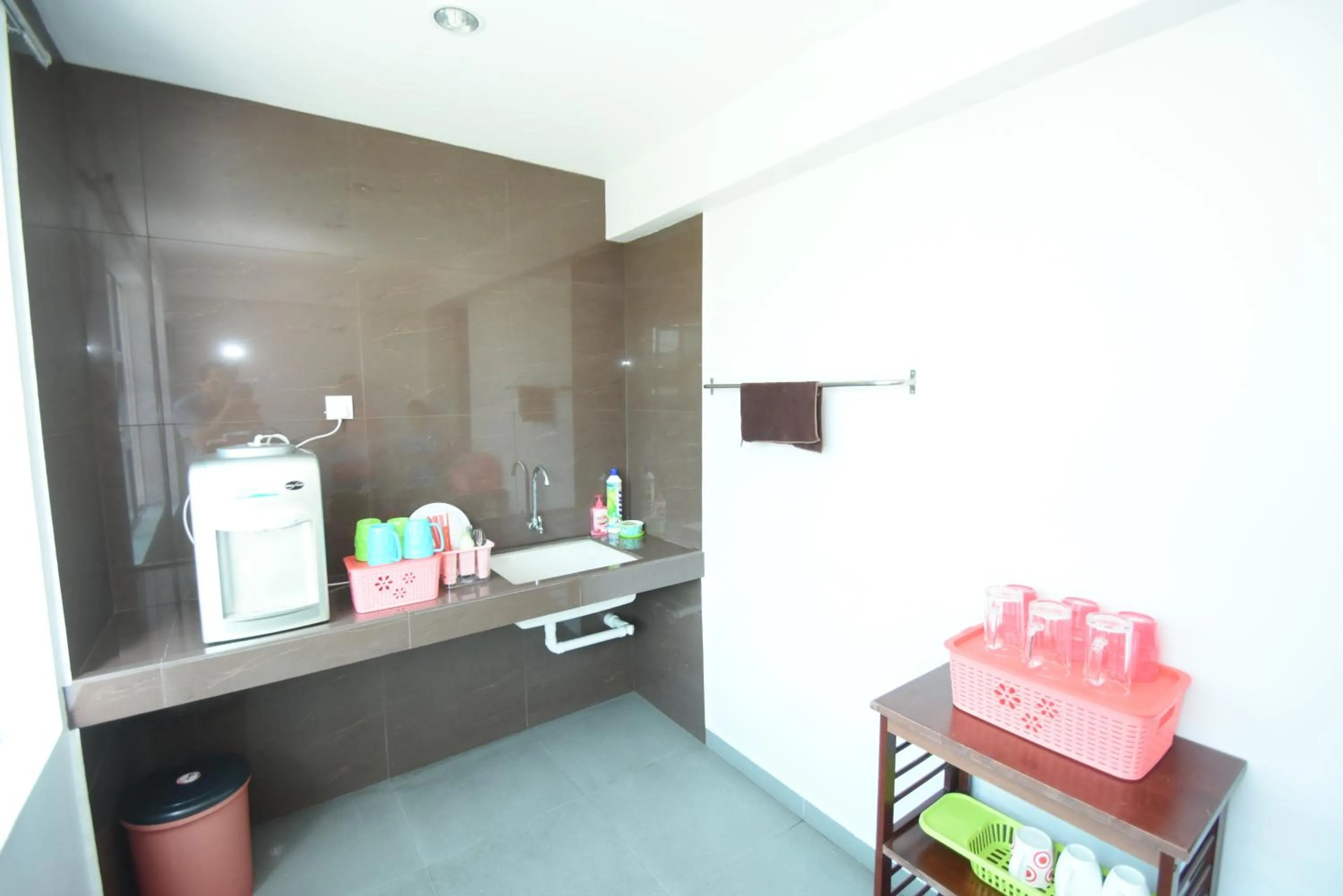 Kitchen or kitchenette in 56 HOTEL