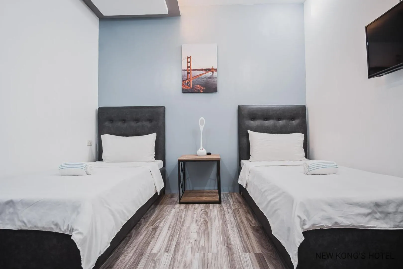 Bed in New Kong's Hotel