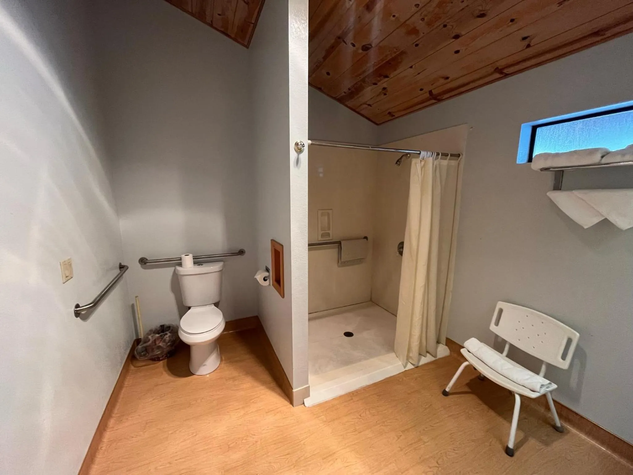Bathroom in Whispering Pines Lodge