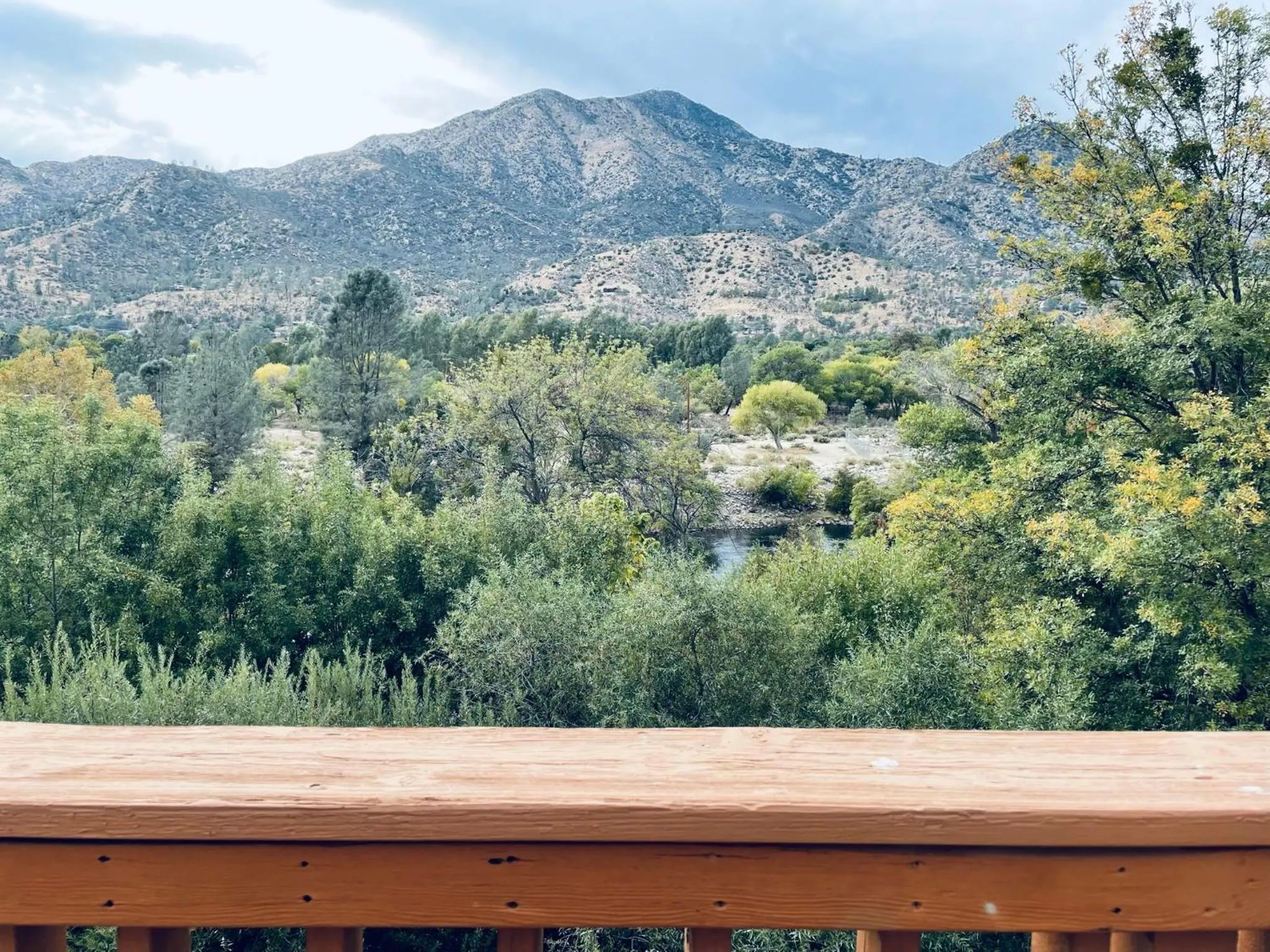 Pool view in Whispering Pines Lodge