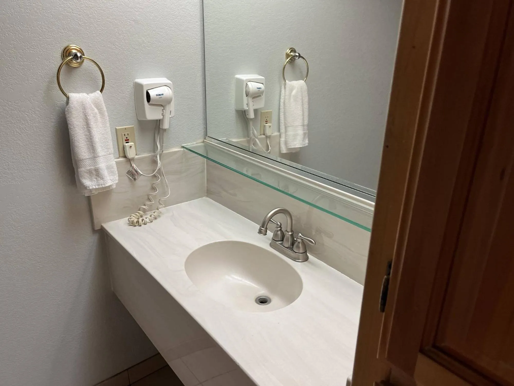 Bathroom in Whispering Pines Lodge