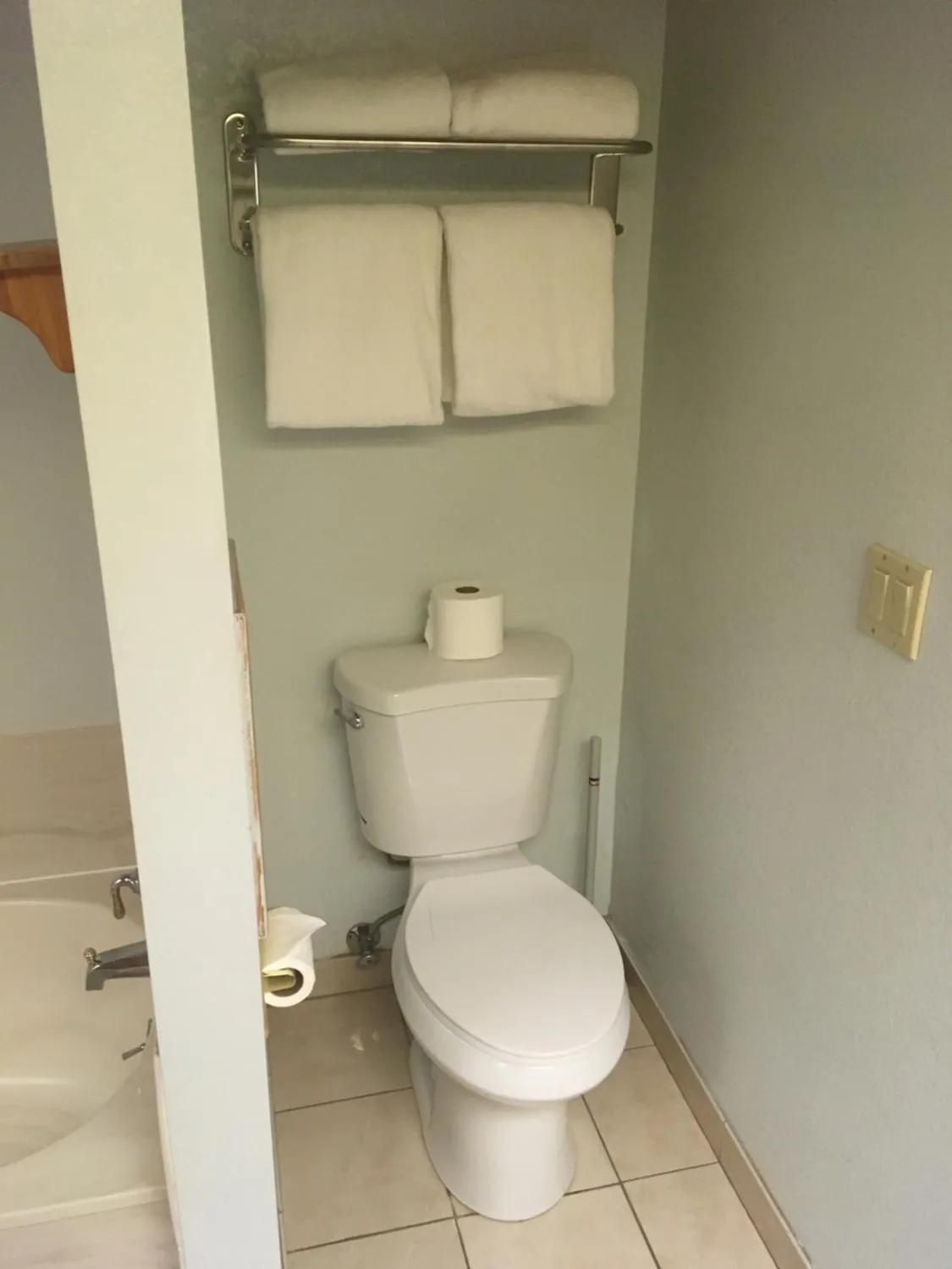 Bathroom in Whispering Pines Lodge