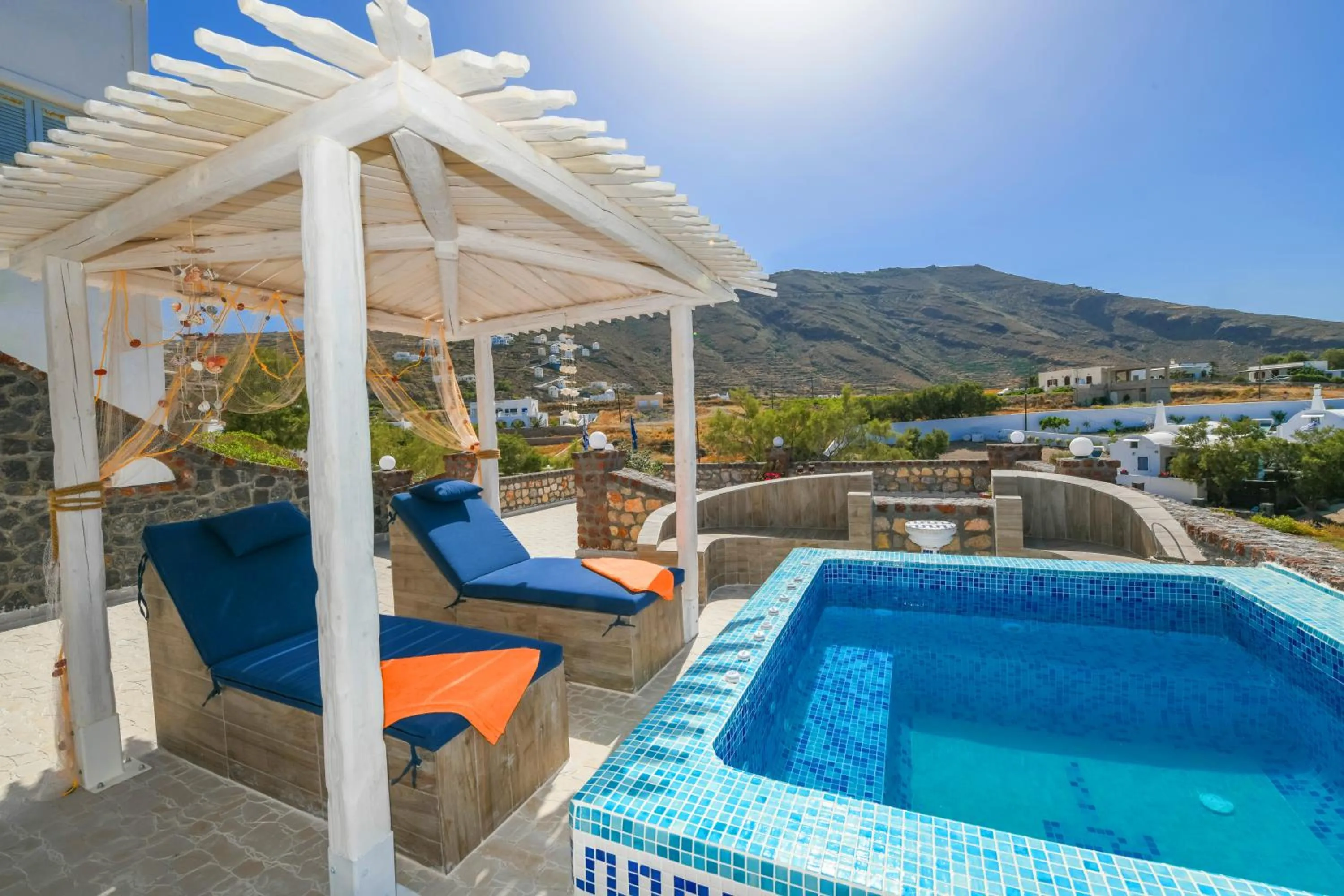 Pool view in Starlight Luxury Seaside Villa & Suites