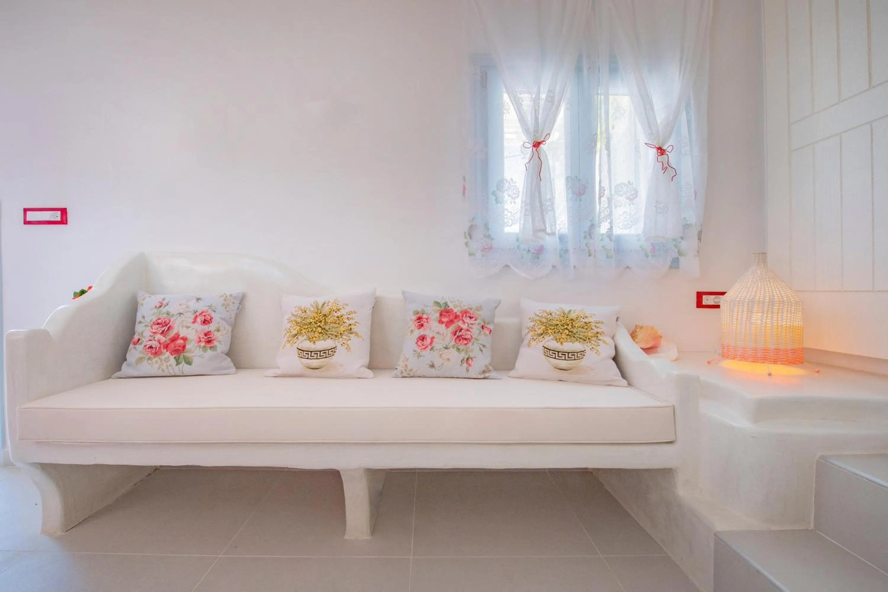 Living room, Bed in Starlight Luxury Seaside Villa & Suites