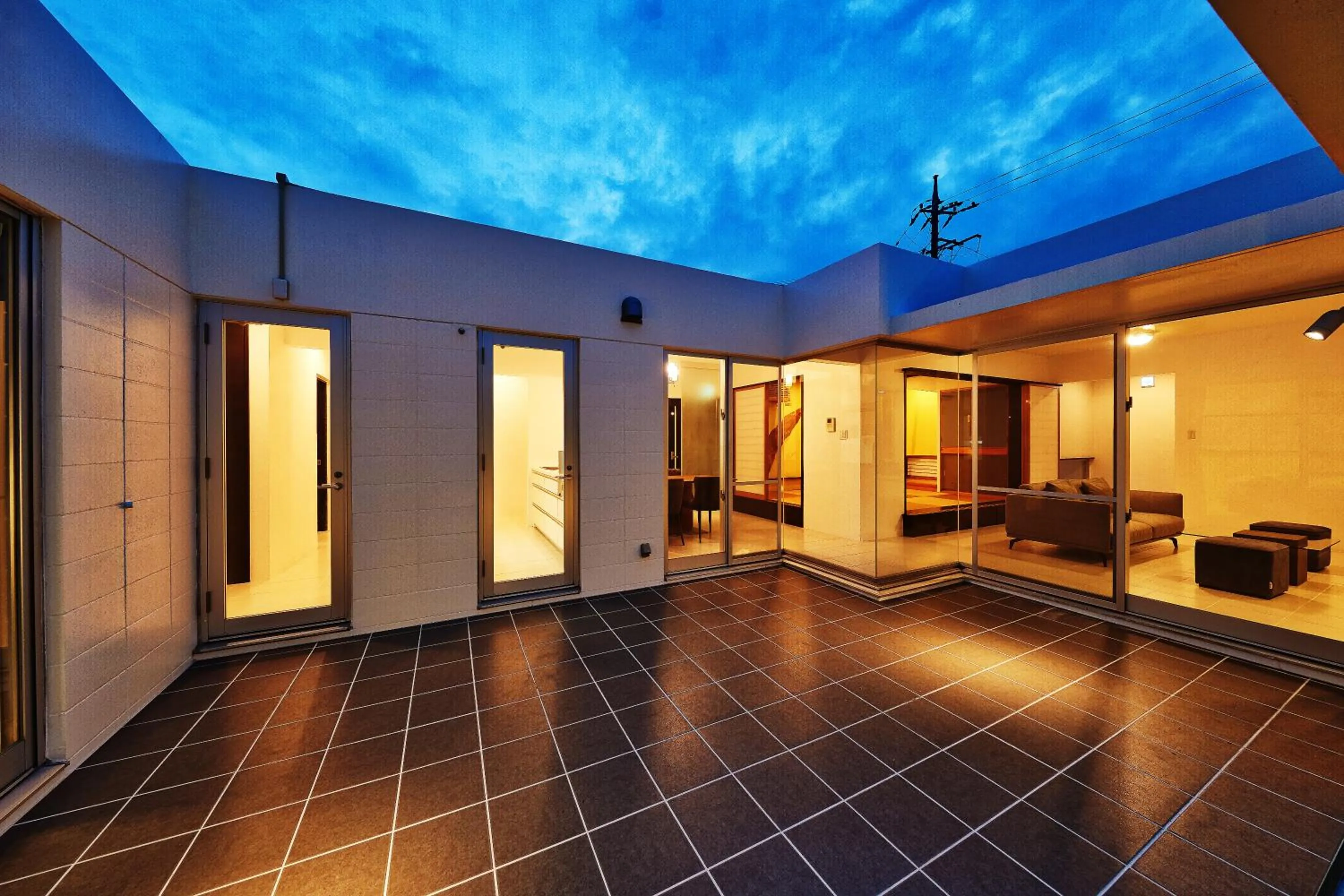 Night in Sky Villa Toyohara