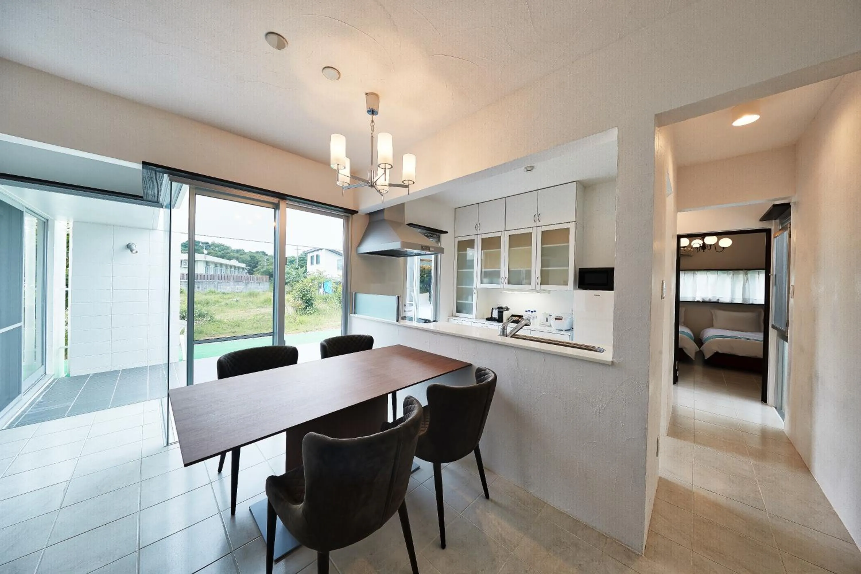 Kitchen or kitchenette in Sky Villa Toyohara