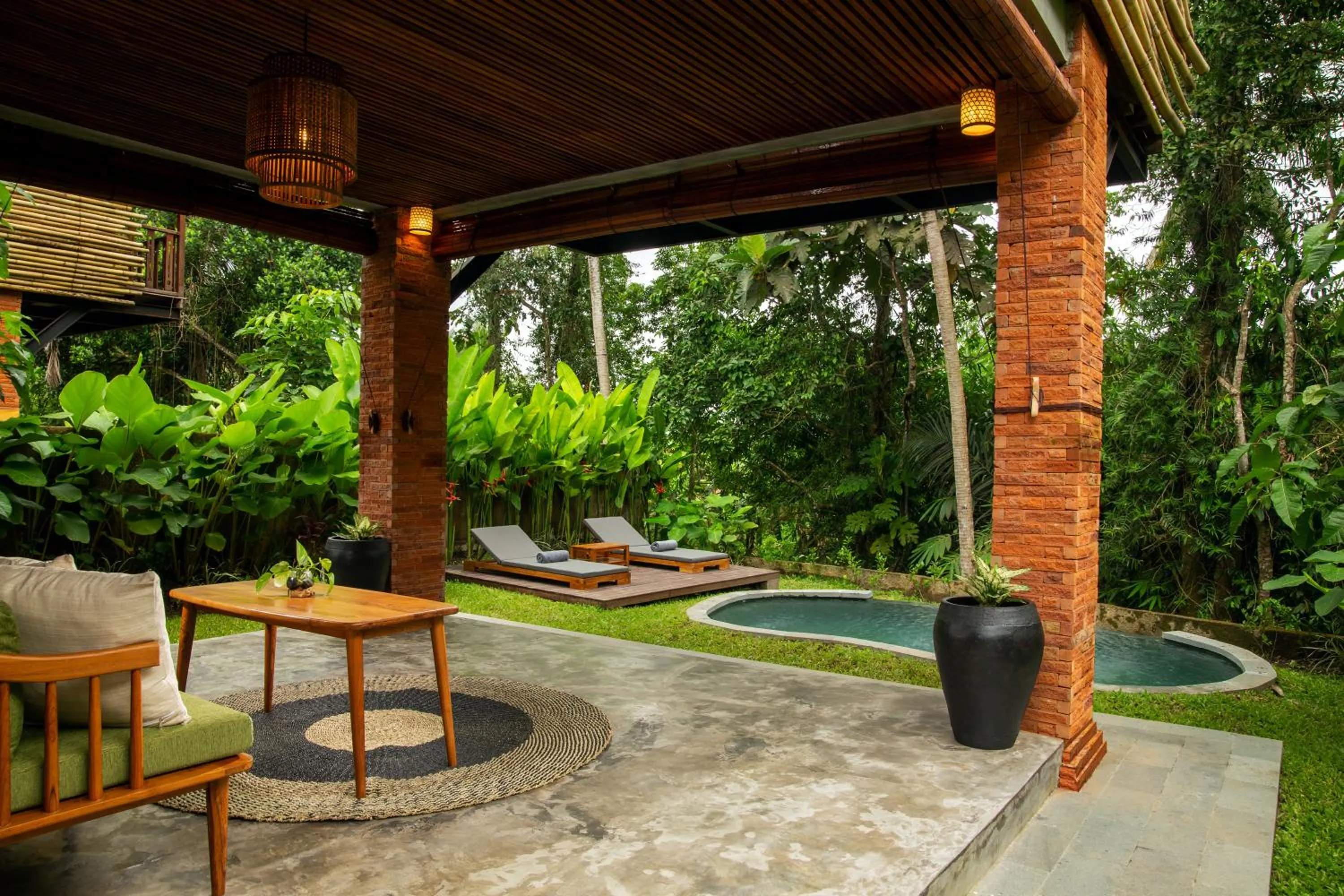 Patio in Beehouse Dijiwa Ubud