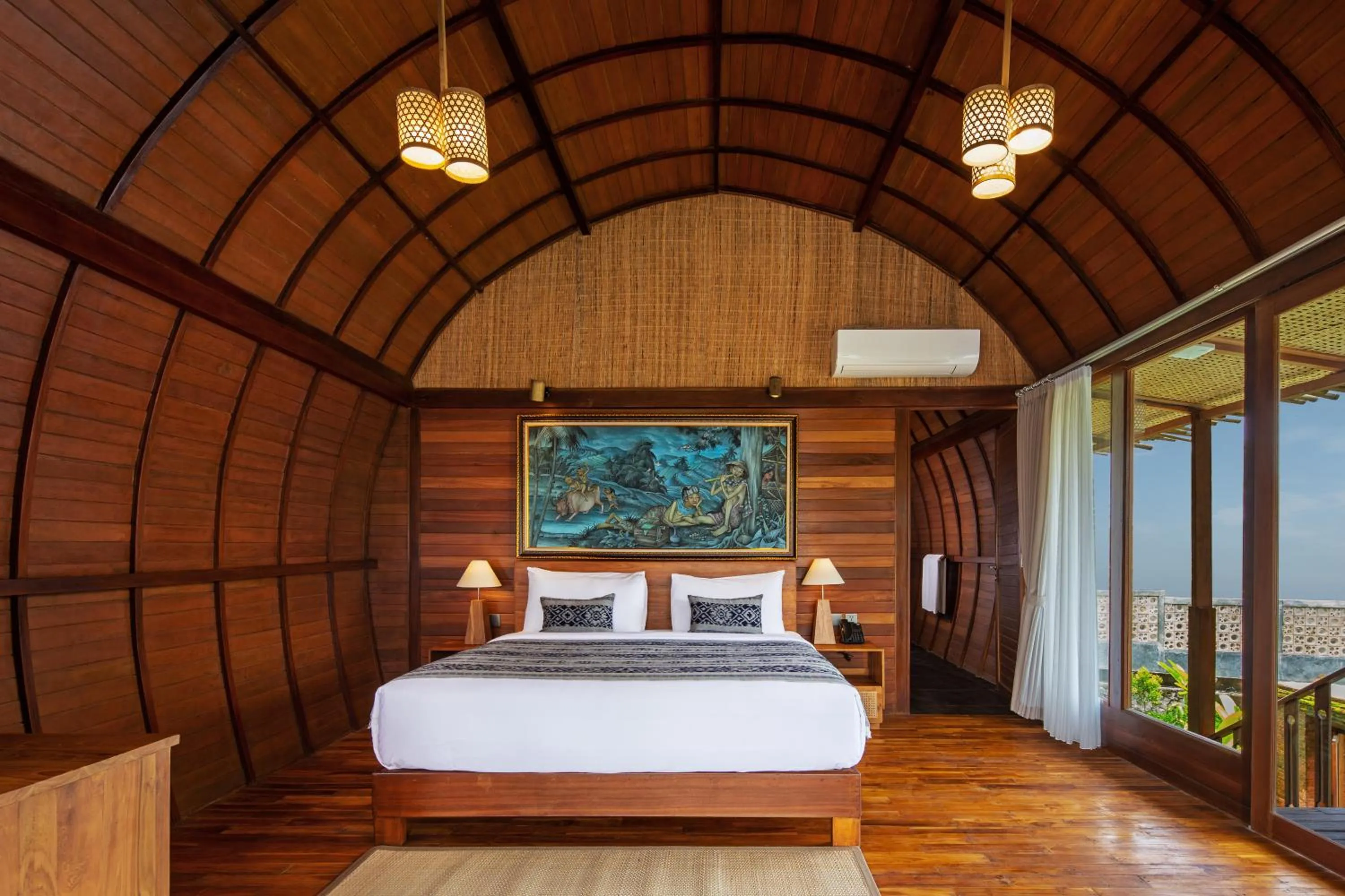 Bed in Beehouse Dijiwa Ubud