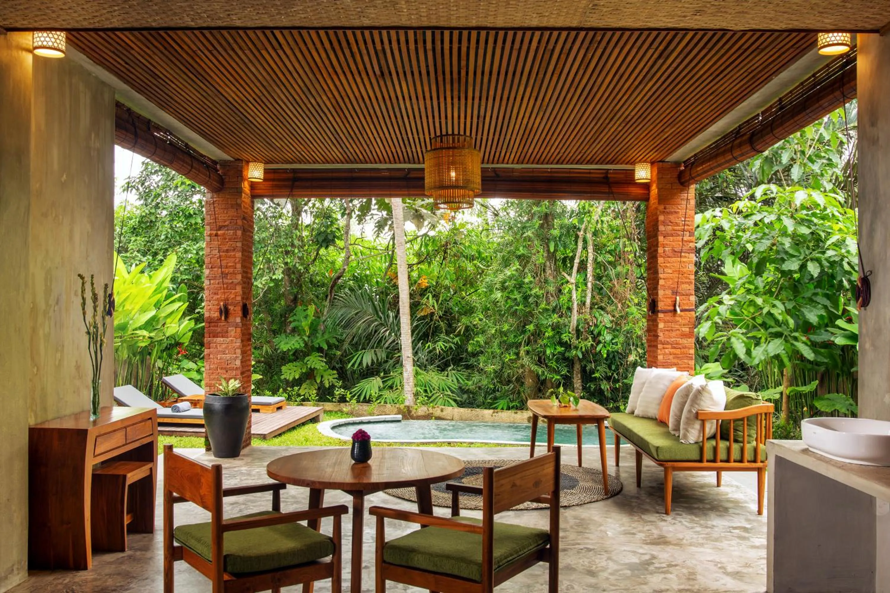 Patio in Beehouse Dijiwa Ubud