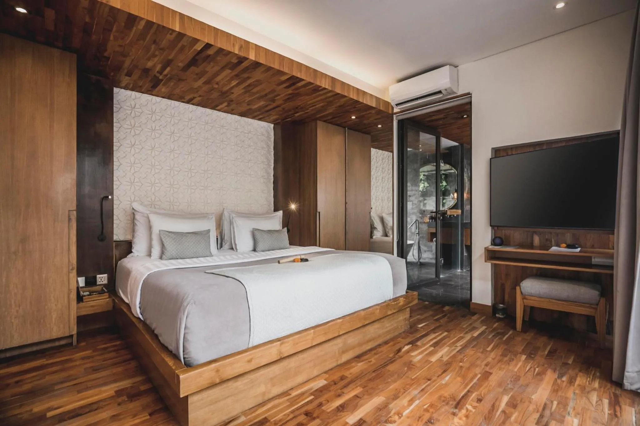 Bedroom, Bed in Ayona Villa Seminyak by Ini Vie Hospitality