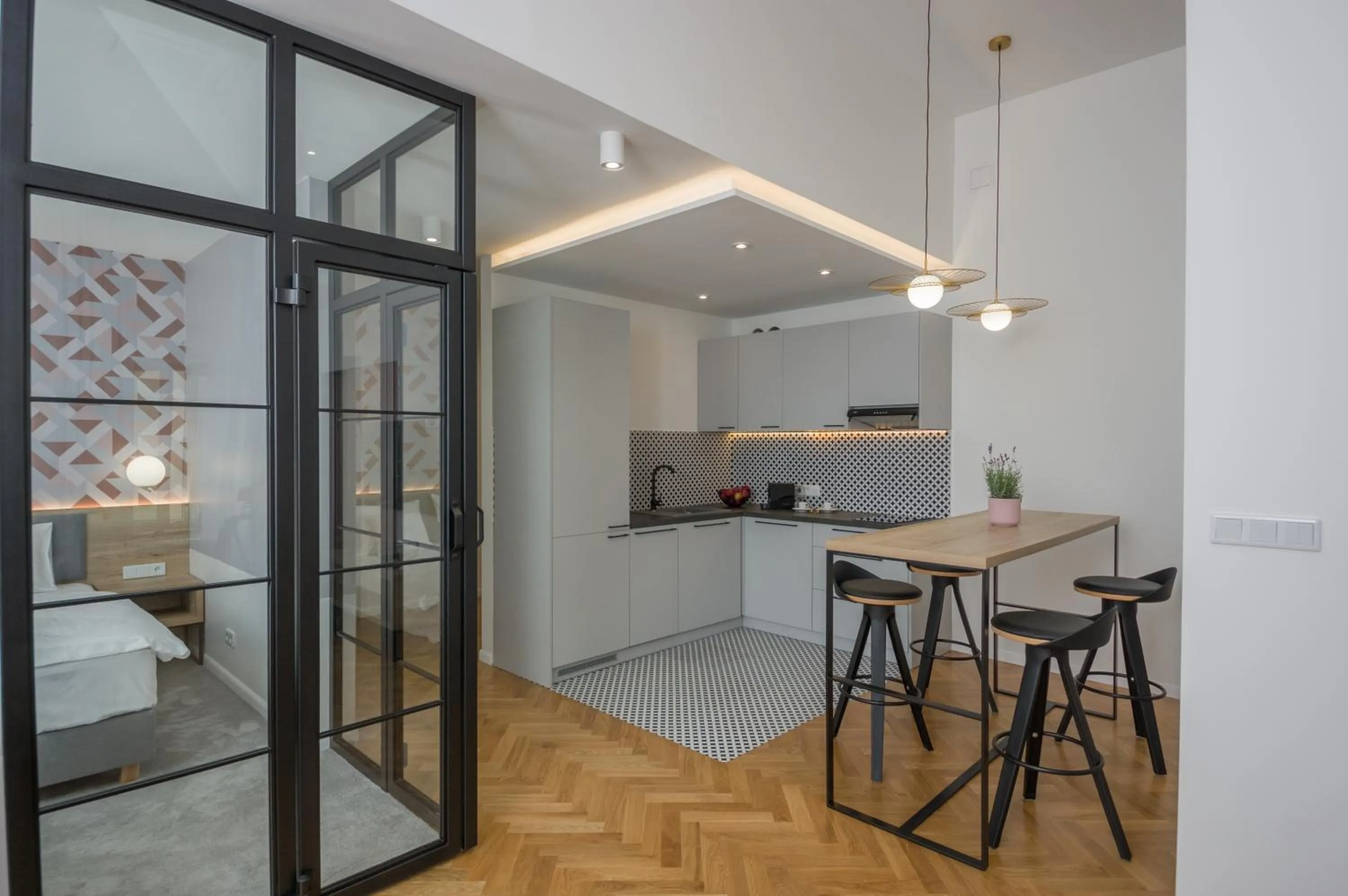 Bedroom in Ermine Suites