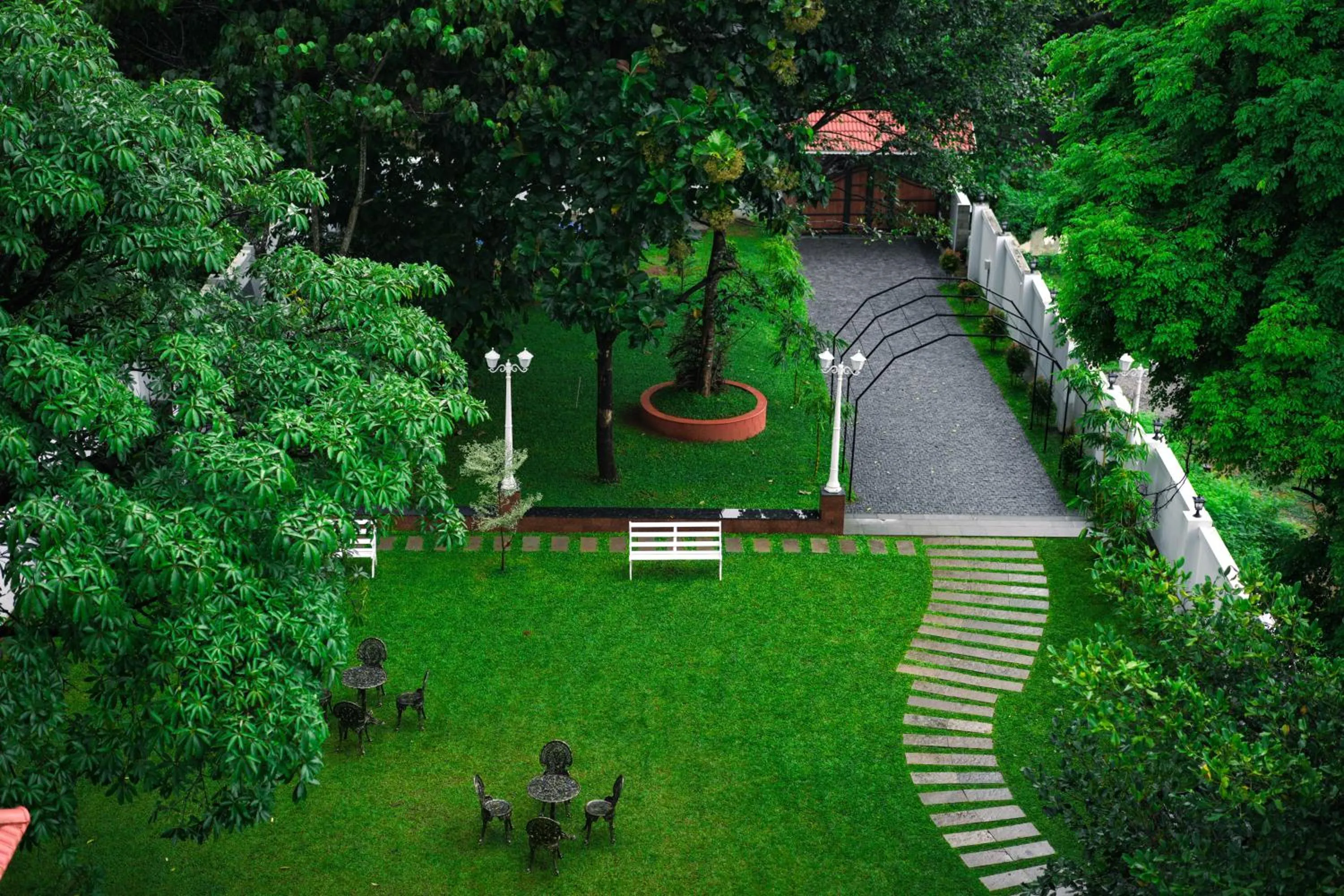 Garden in Athirappilly Rainland Resort