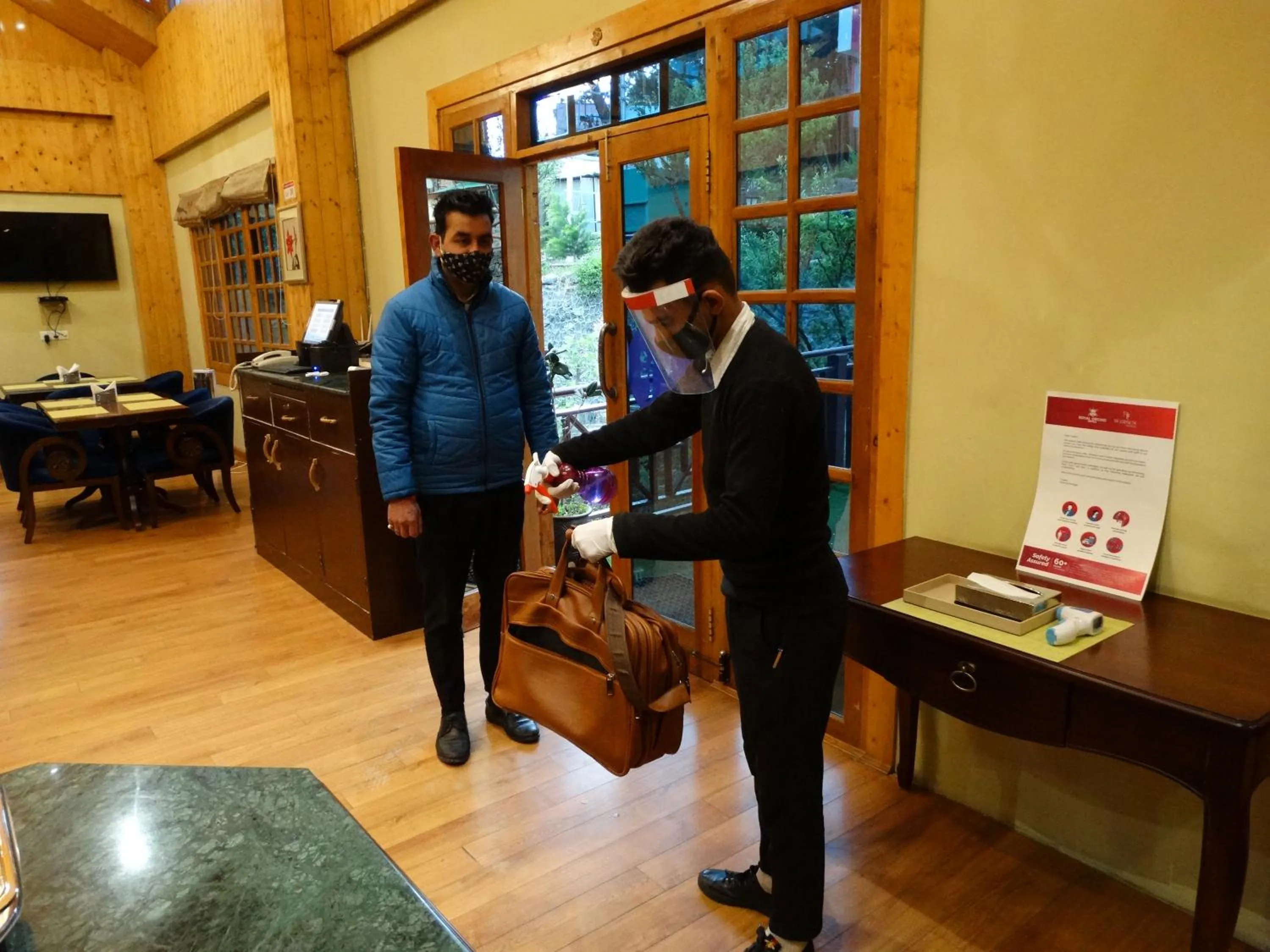 Staff in Regenta Inn by Riverside Manali