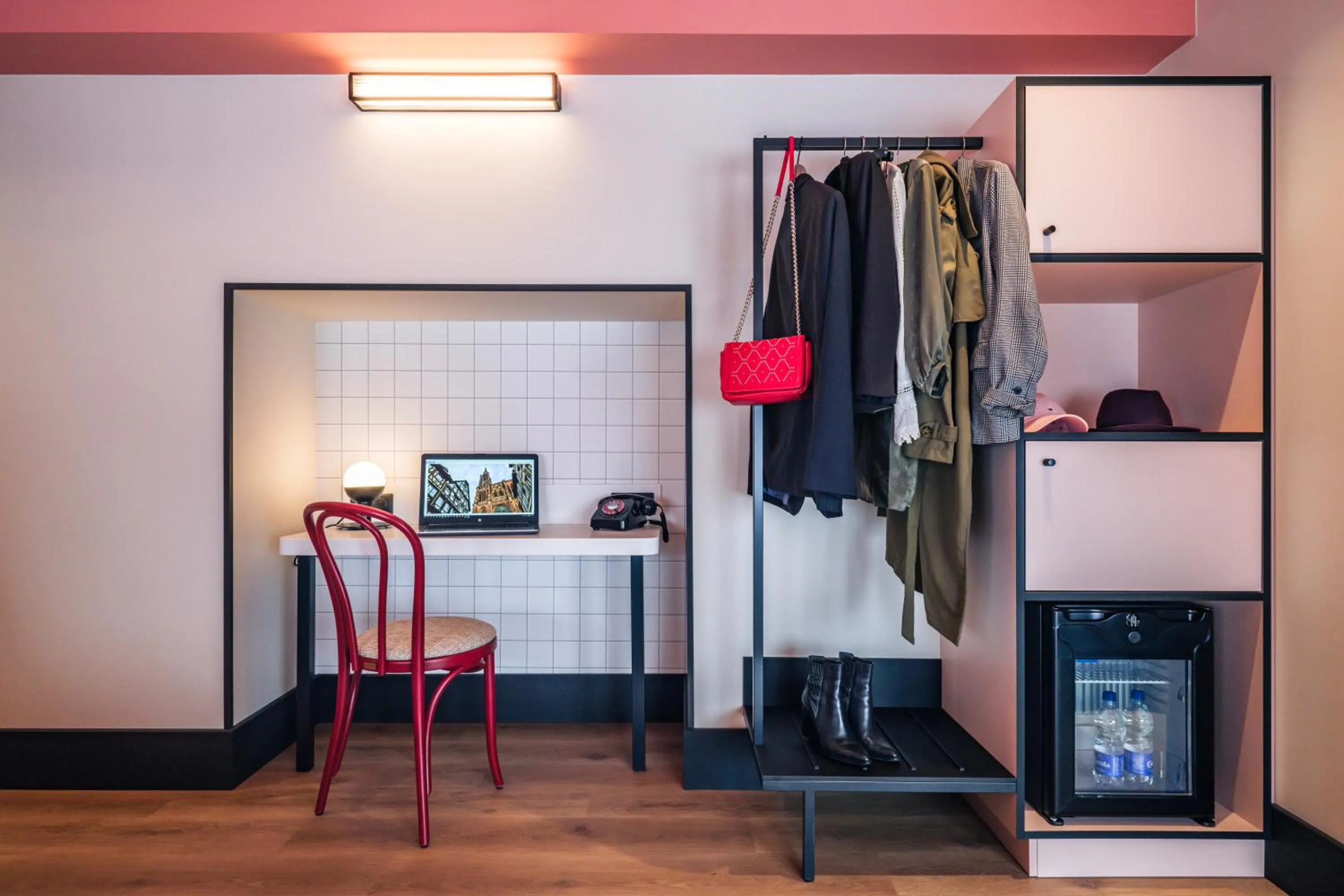 Seating area in Le Grand Hotel