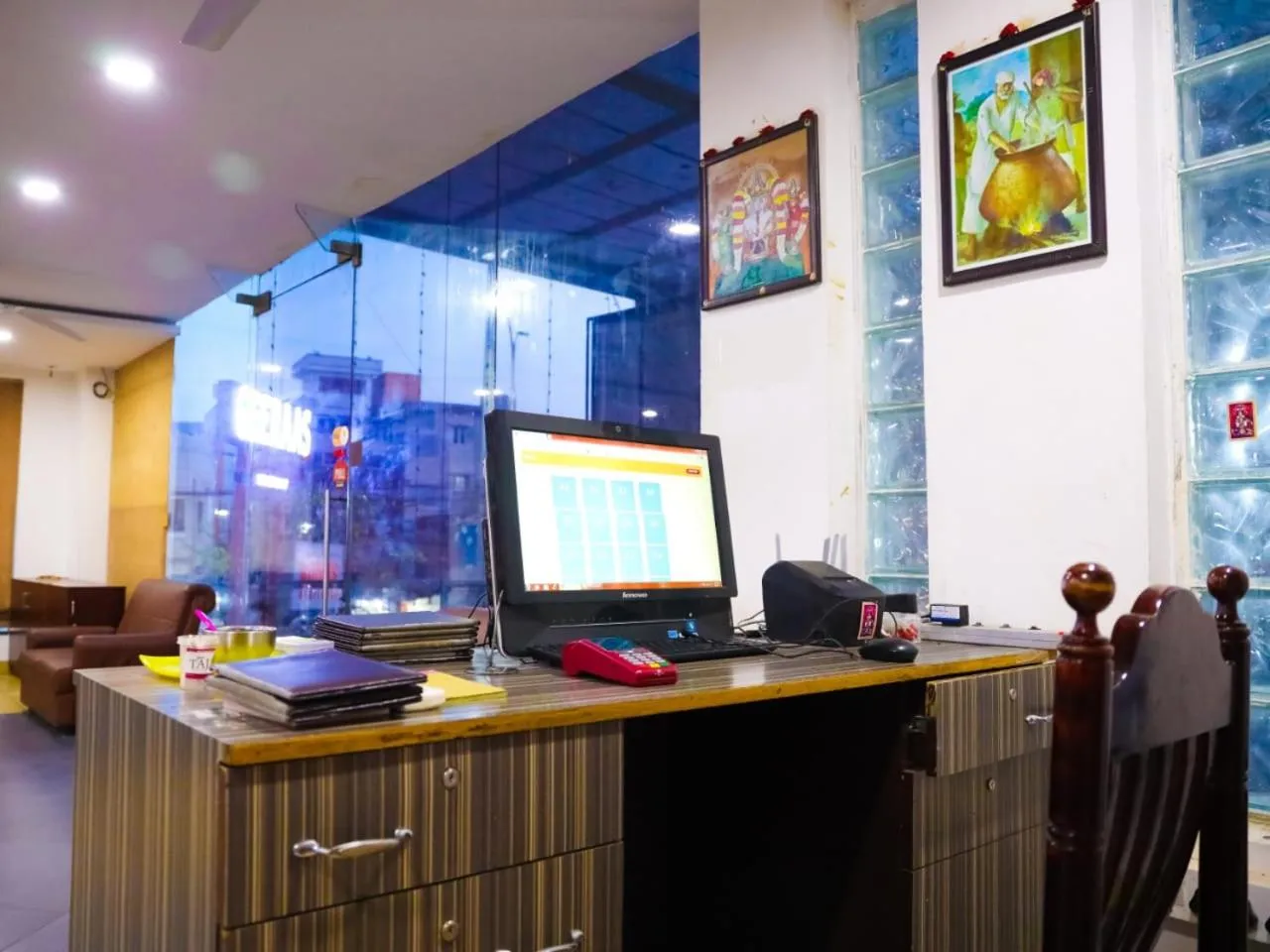 Lobby or reception in First Inn Hotels Chennai