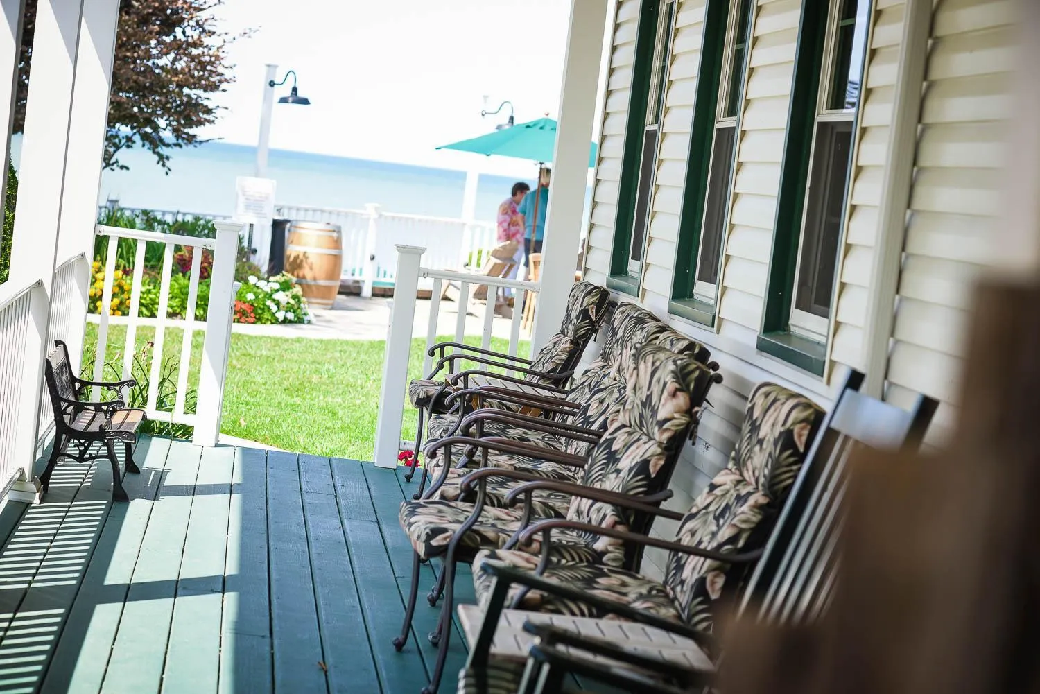 Patio in The Lakehouse Inn Geneva