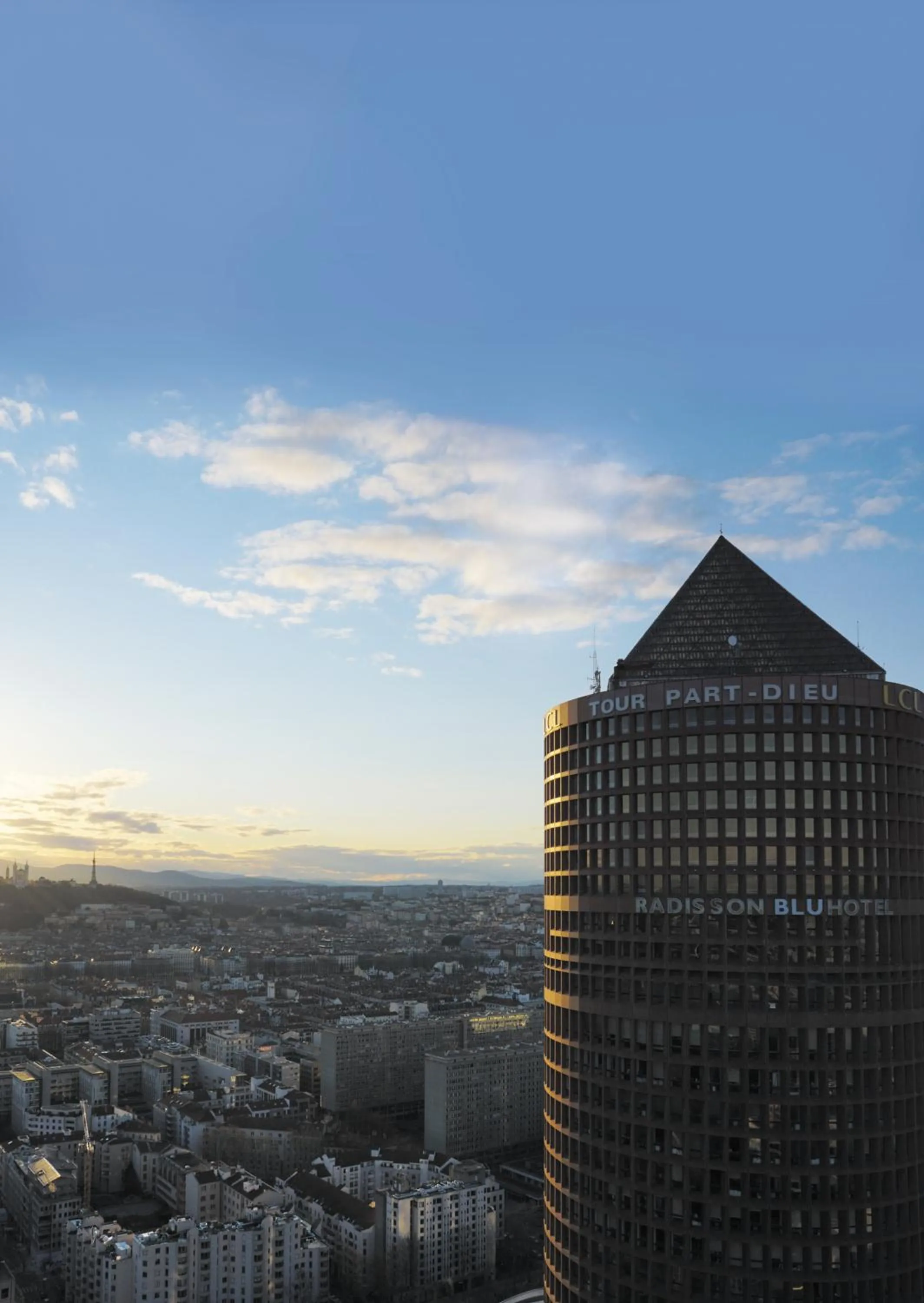 Bird's eye view in Radisson Blu Hotel, Lyon