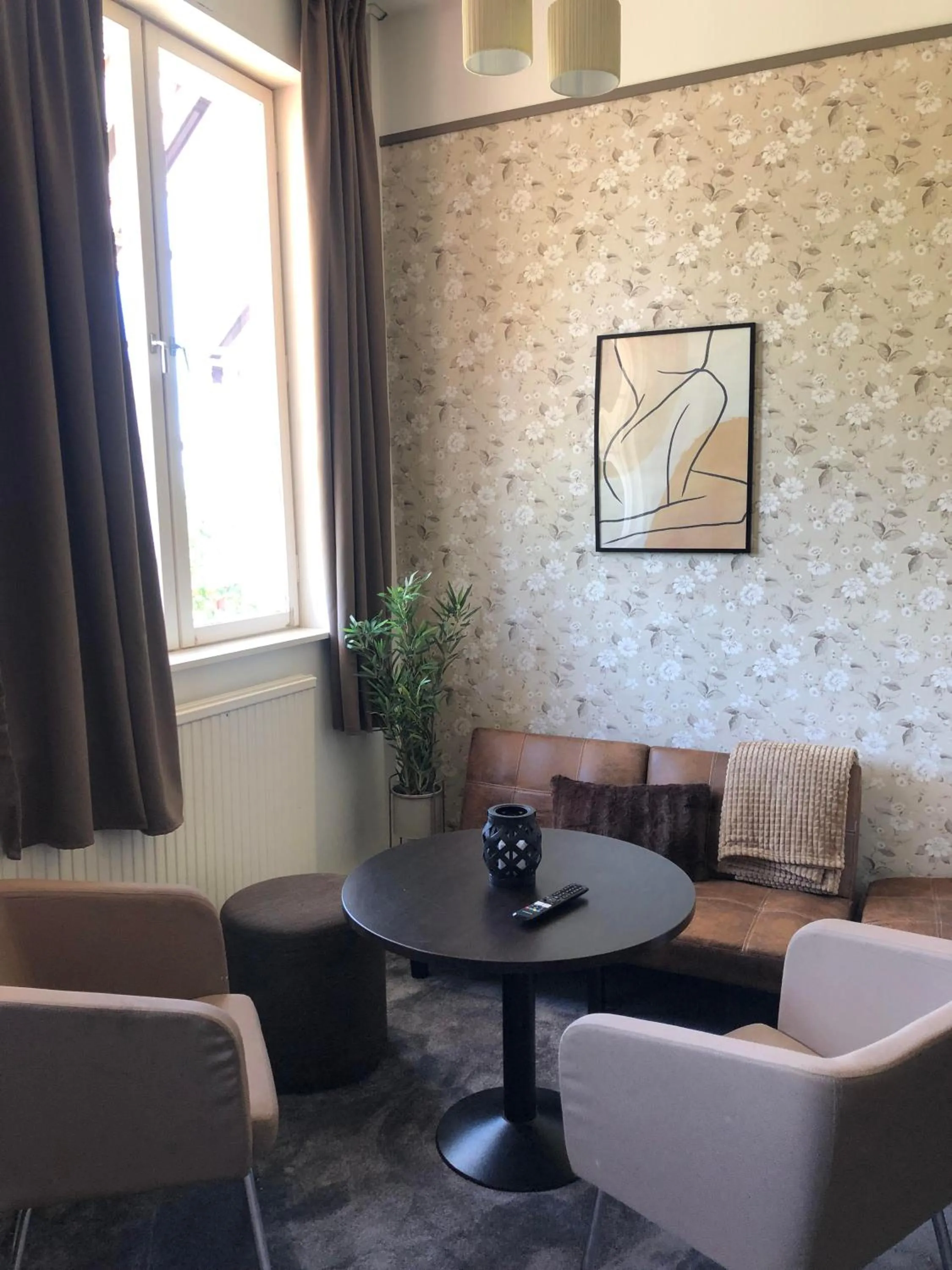 Seating area in Sjugare Gård Bed & Breakfast