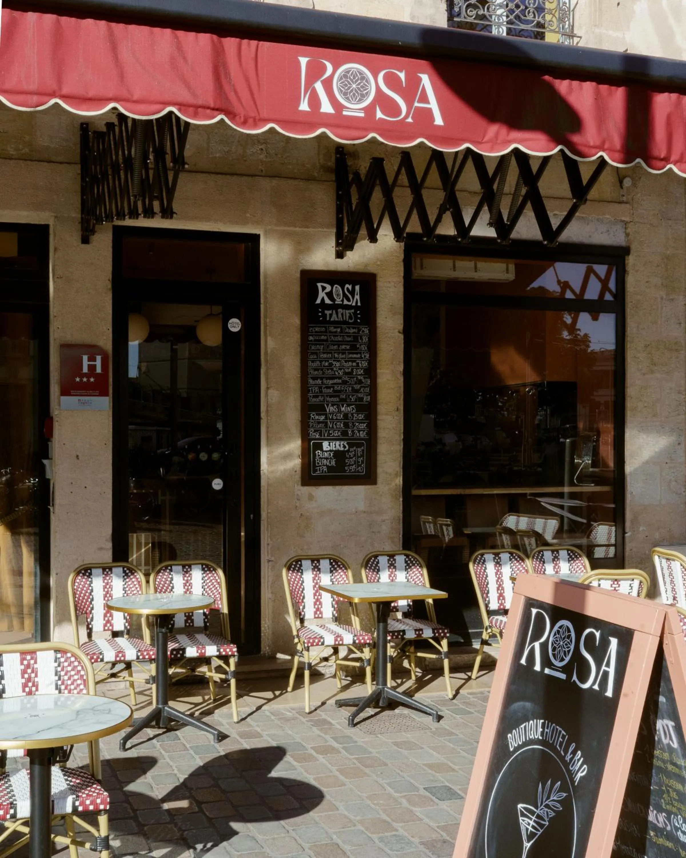 Balcony/Terrace in ROSA Boutique Hotel - Bordeaux Centre Gare