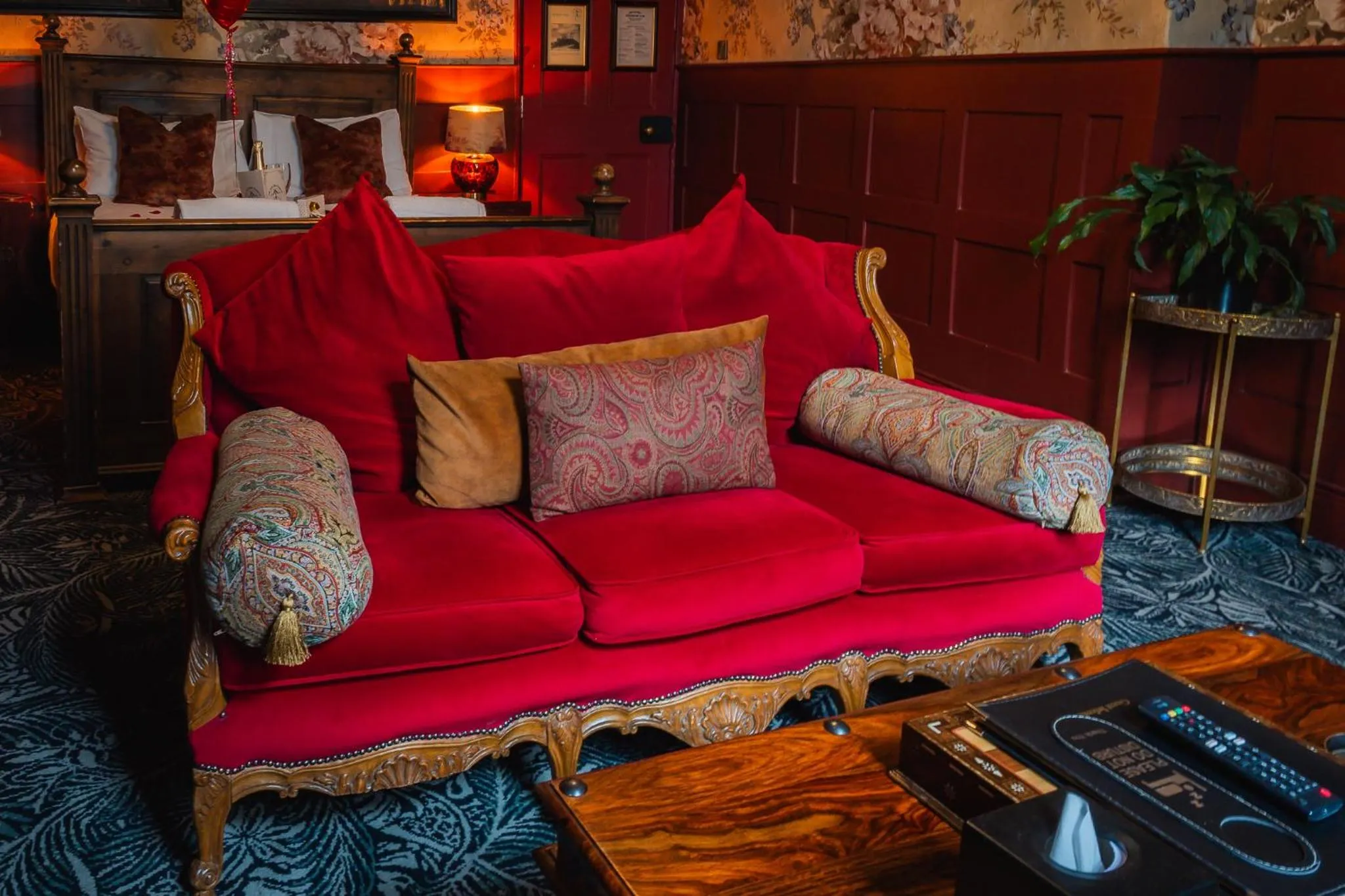 Seating area in Golden Fleece York