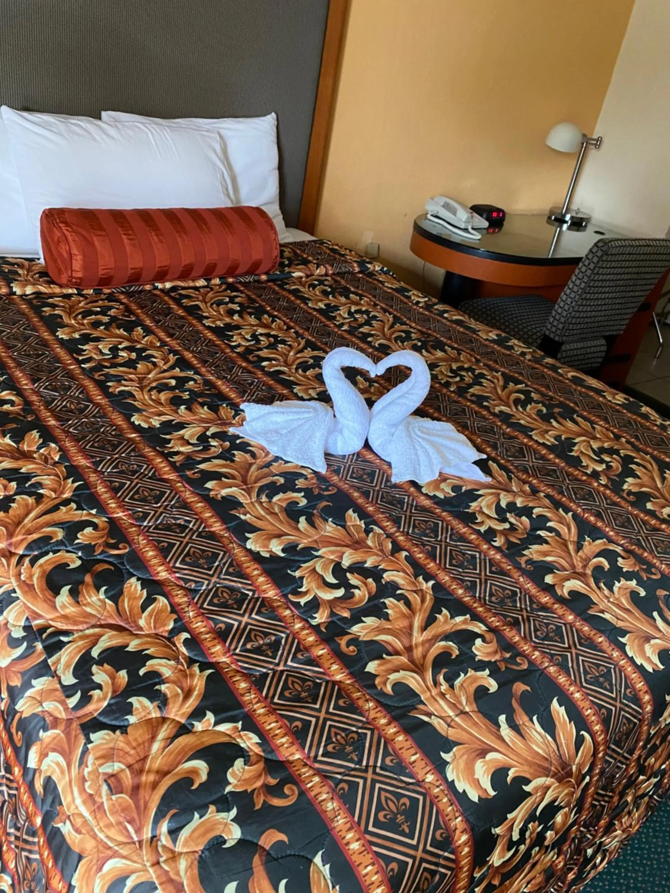 Bed in Sentinel Motel