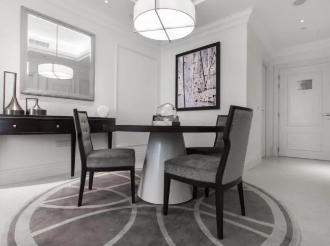 Living room in Amazing 2 bedroom with full burj view