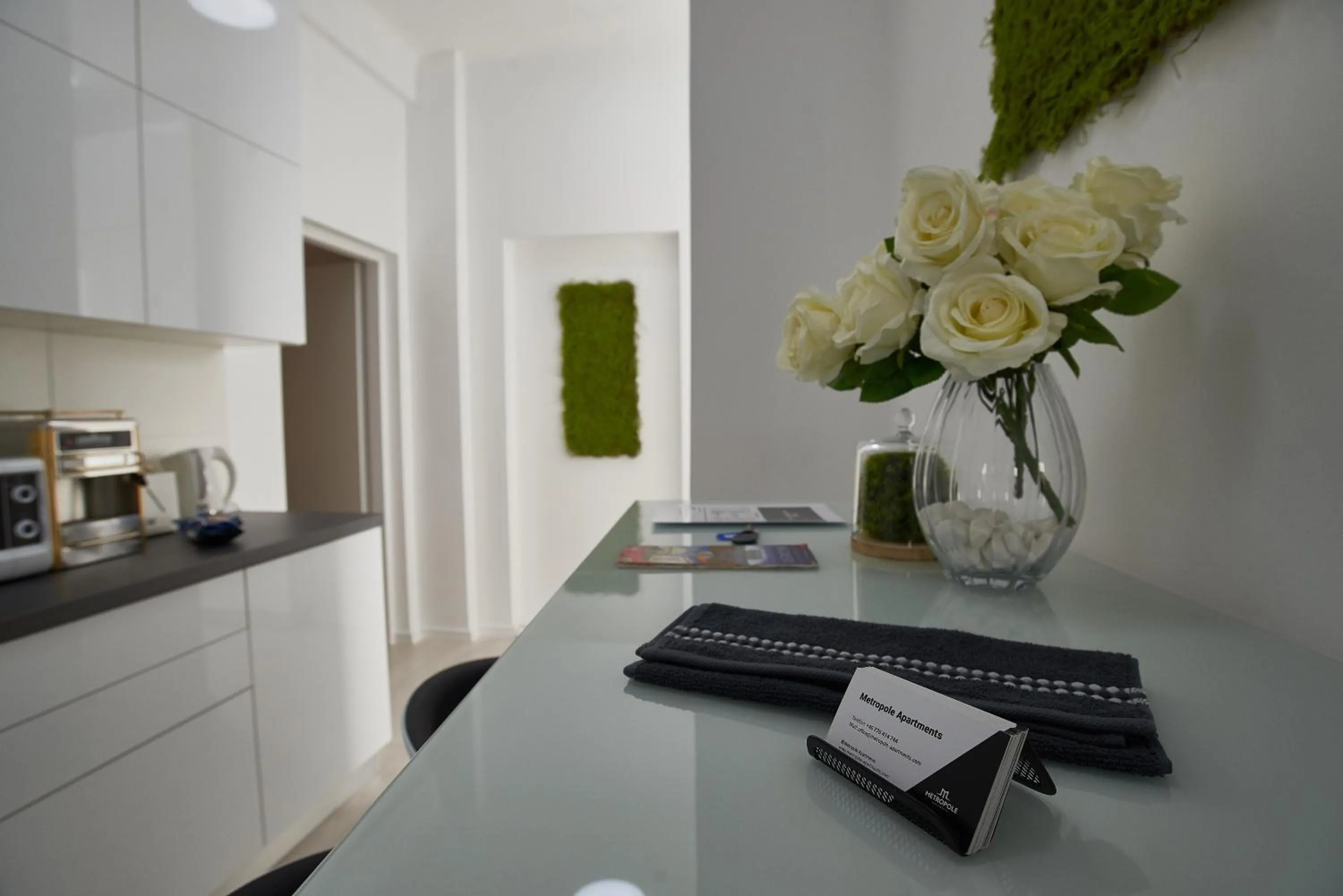 Decorative detail in Metropole Apartments Old Town