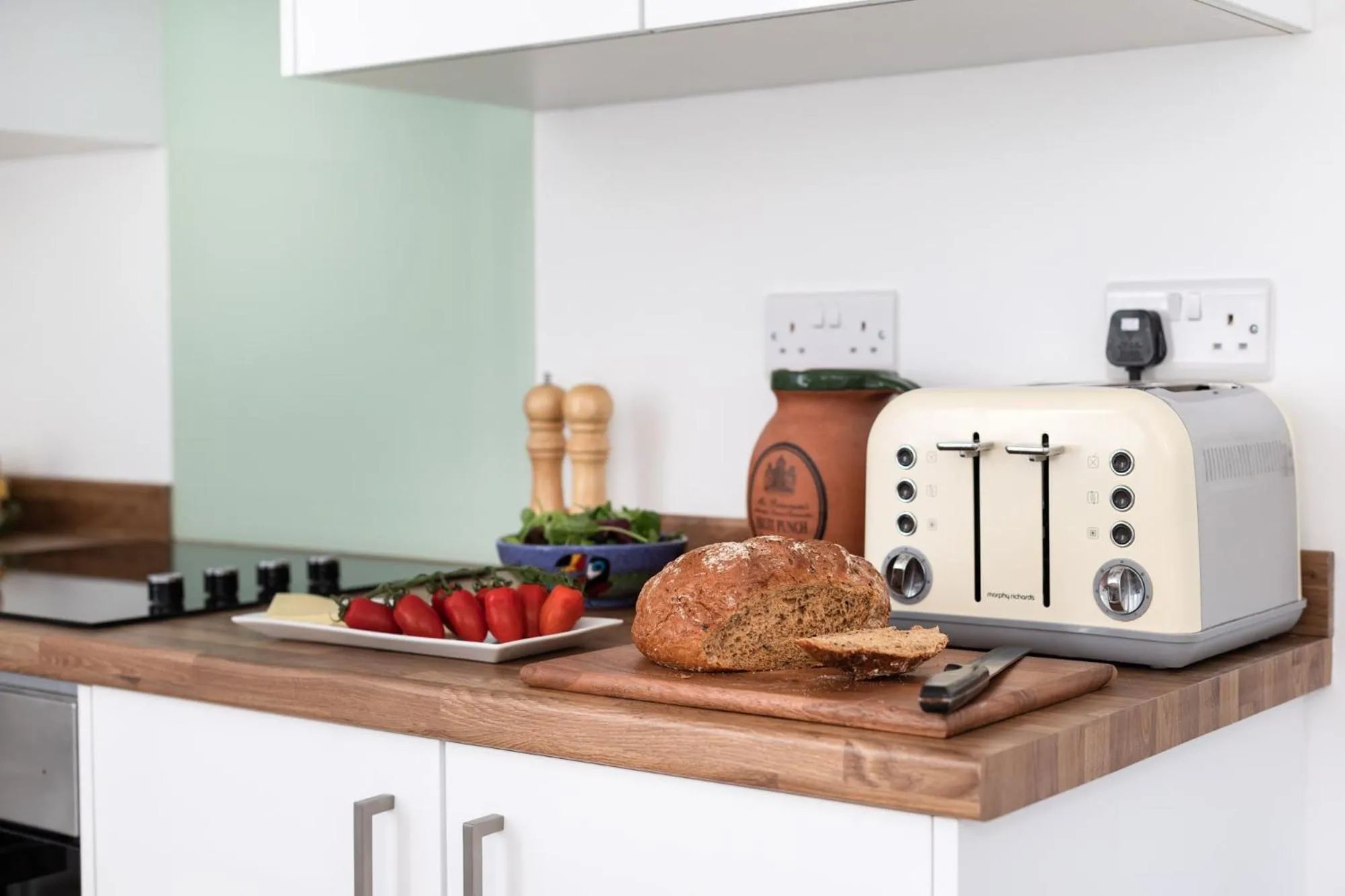 Communal kitchen in Ocean House
