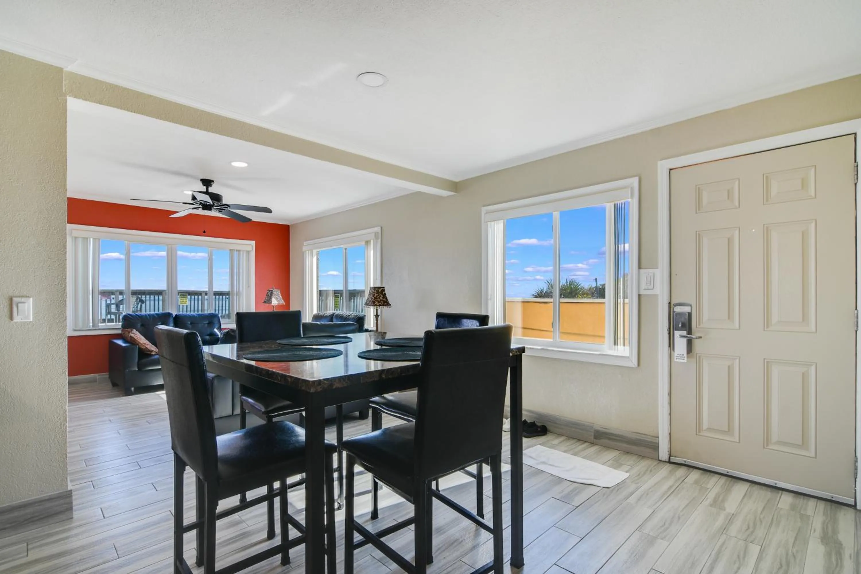 Dining area in Anthony's on the Beach