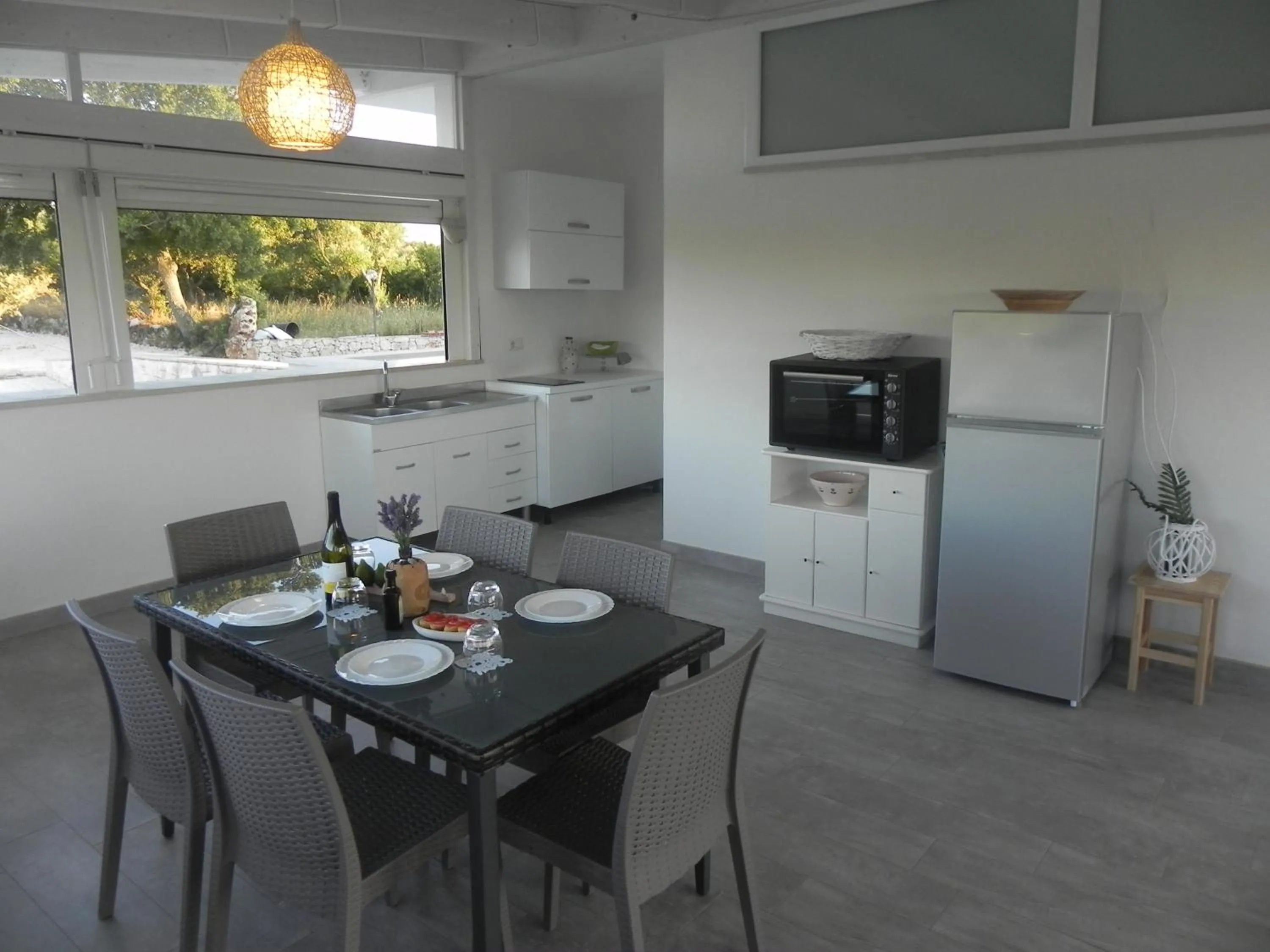 Kitchen or kitchenette in Resort Pietra Bianca