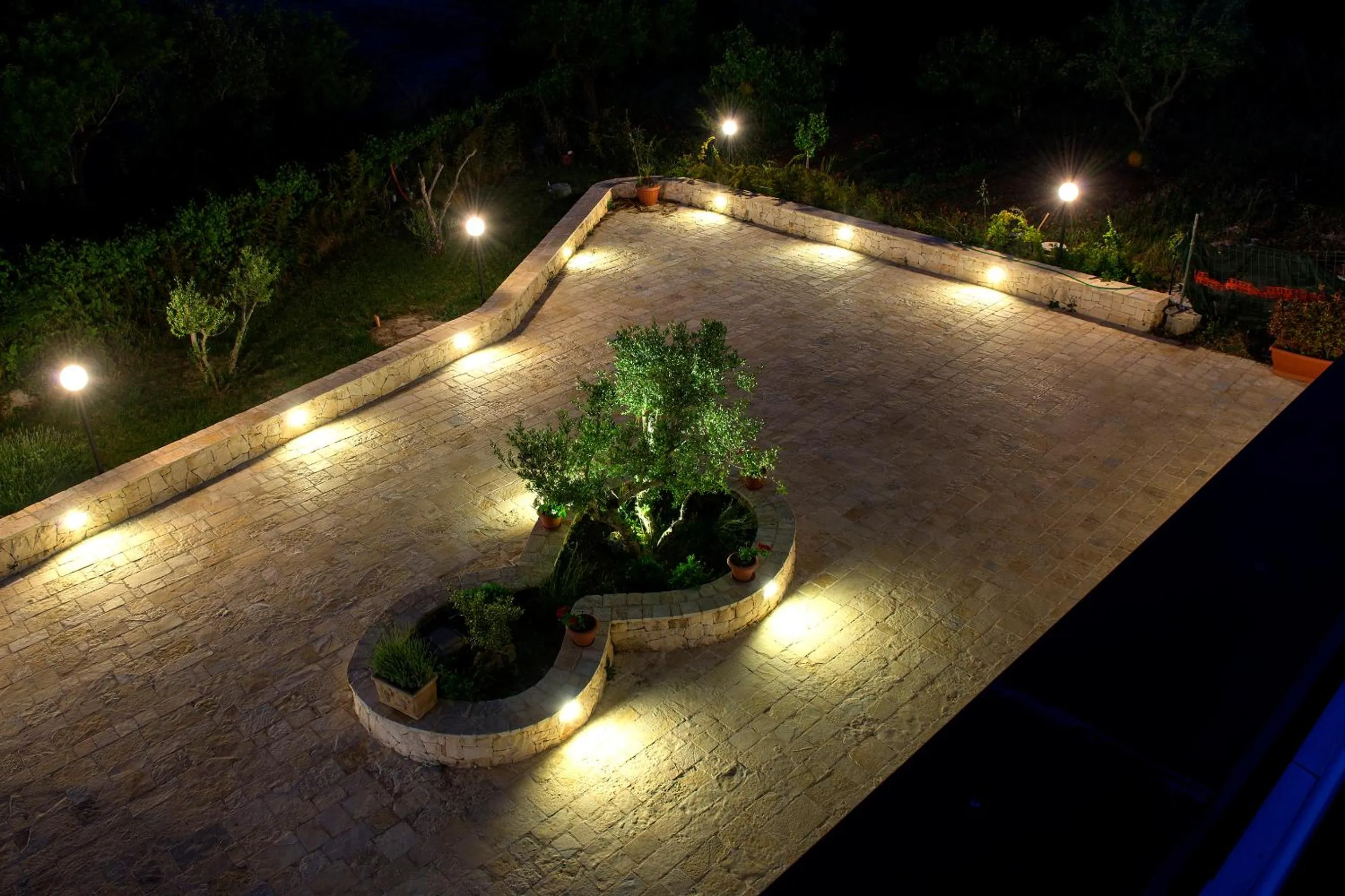 Bird's eye view in Resort Pietra Bianca