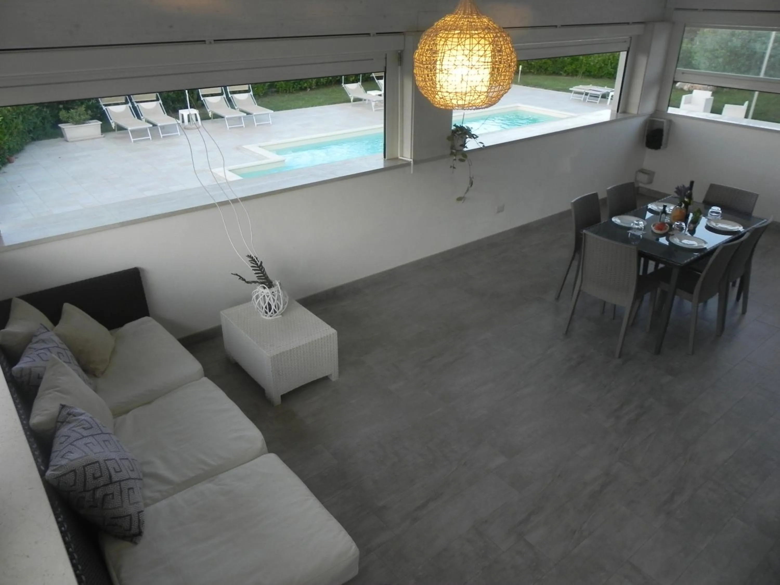 Living room in Resort Pietra Bianca