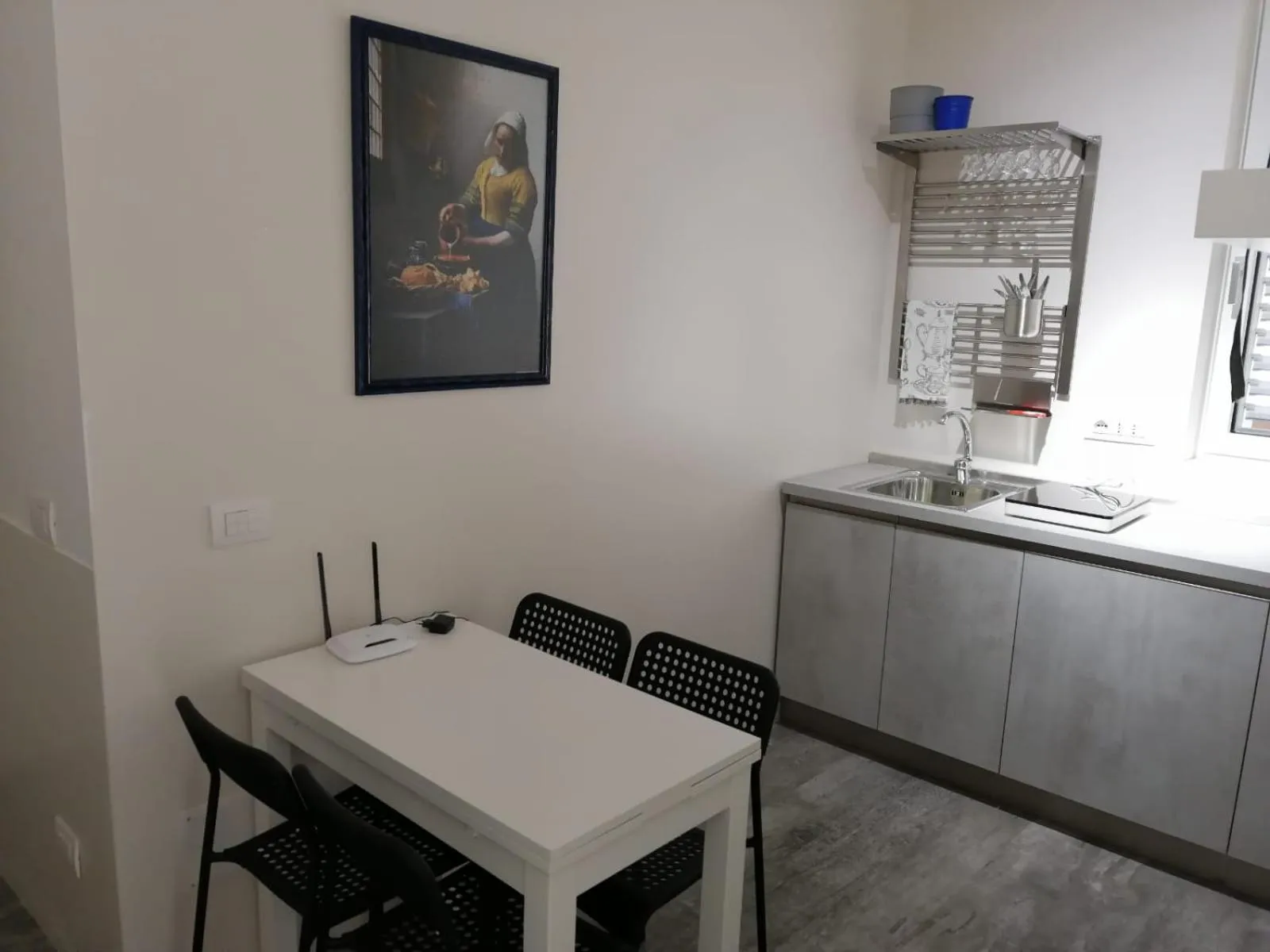 Communal kitchen in B&B Casa Malù